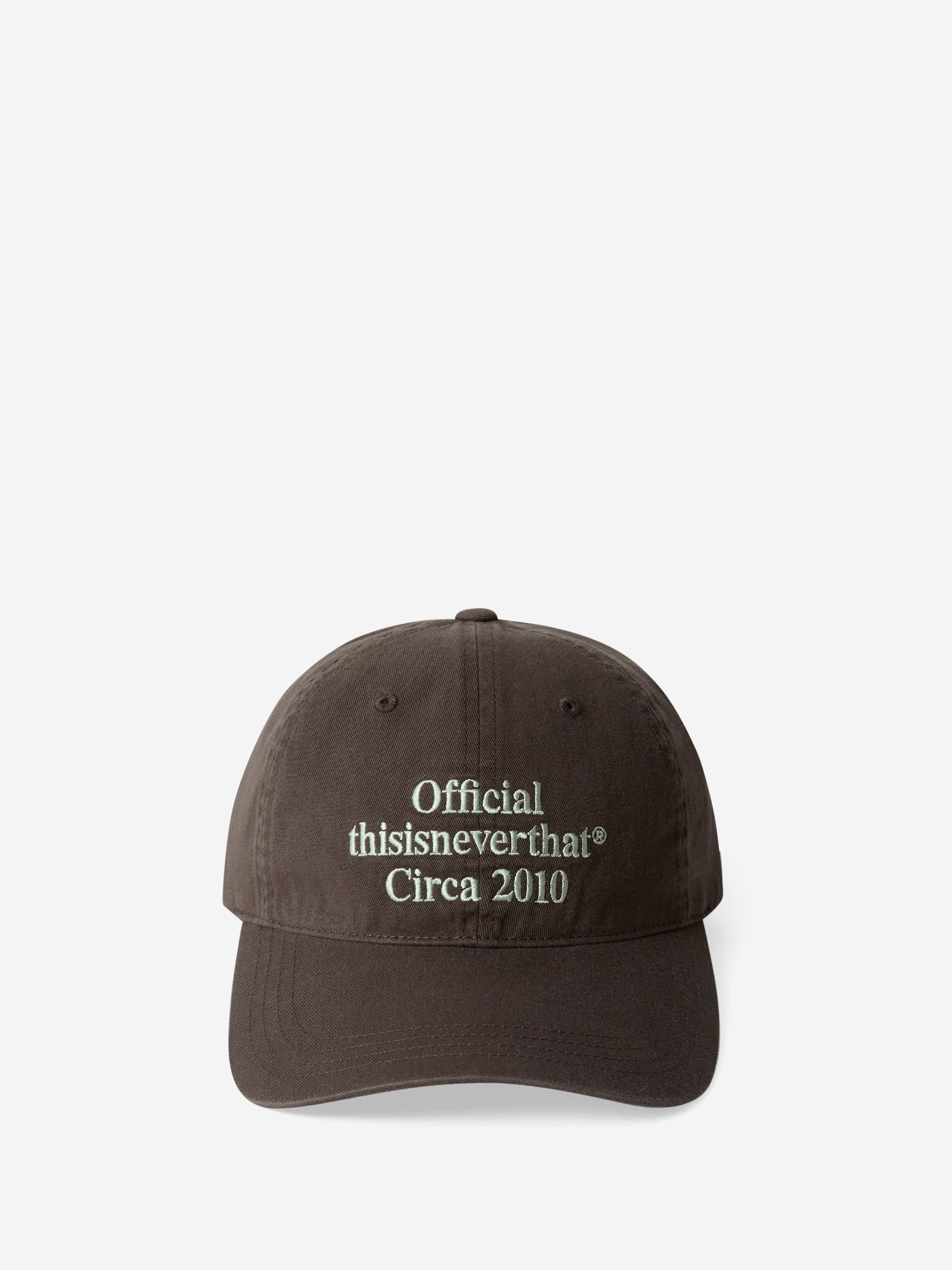 thisisneverthat Times Cap - Dark Brown - Image 2