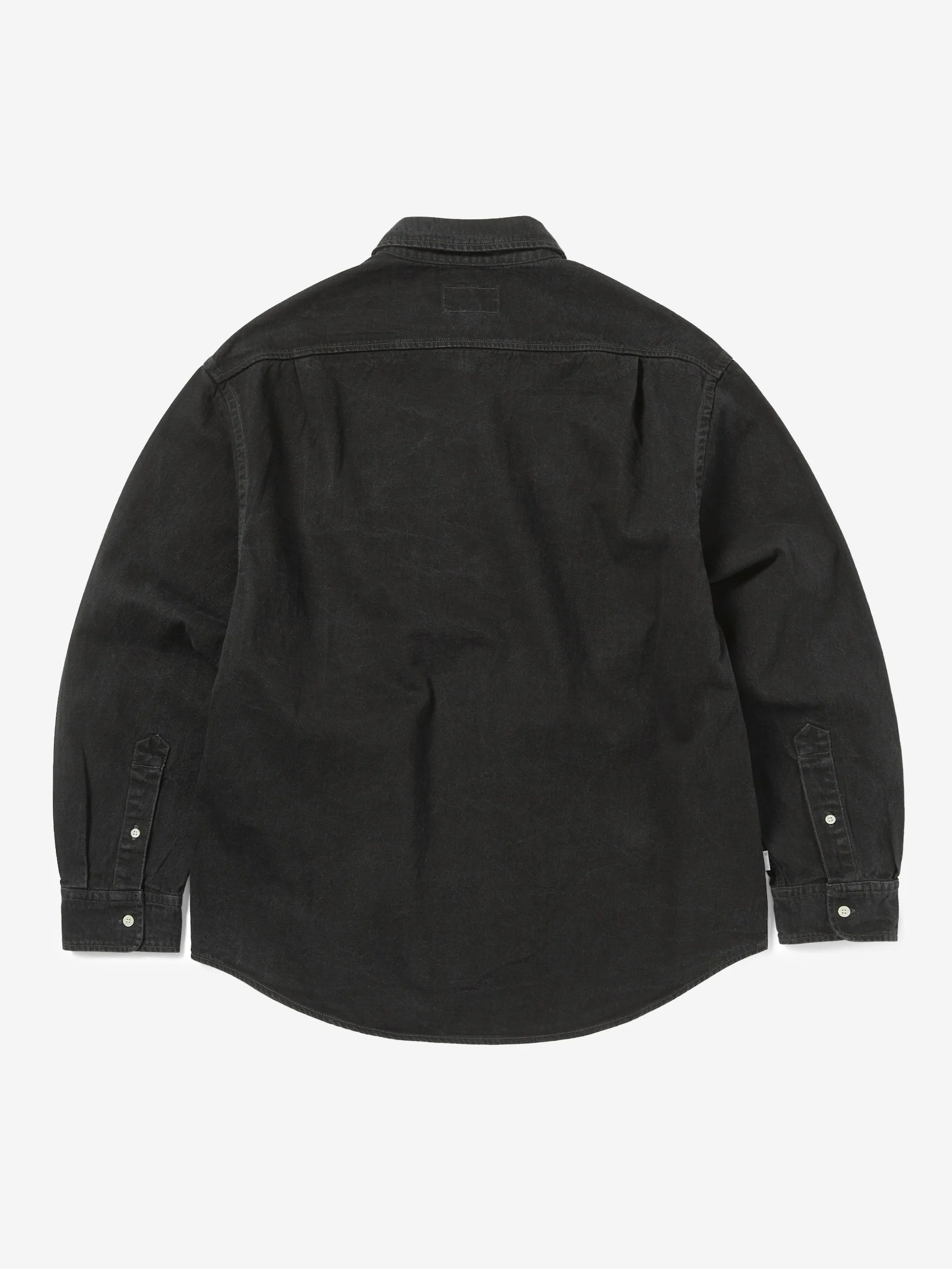 thisisneverthat Washed Denim Shirt - Black - Image 4