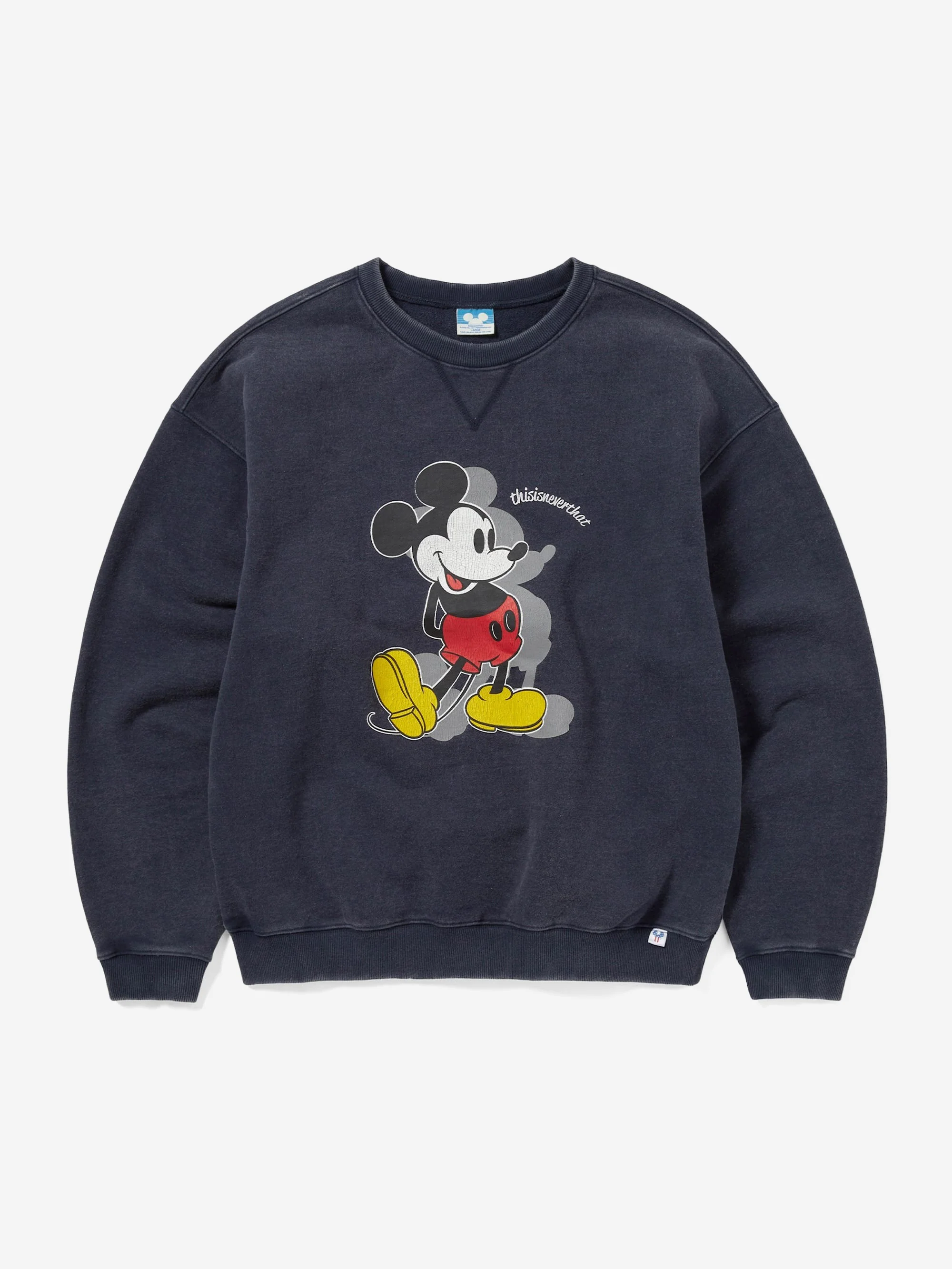 thisisneverthat x Disney Mickey Classic Crewneck - Navy