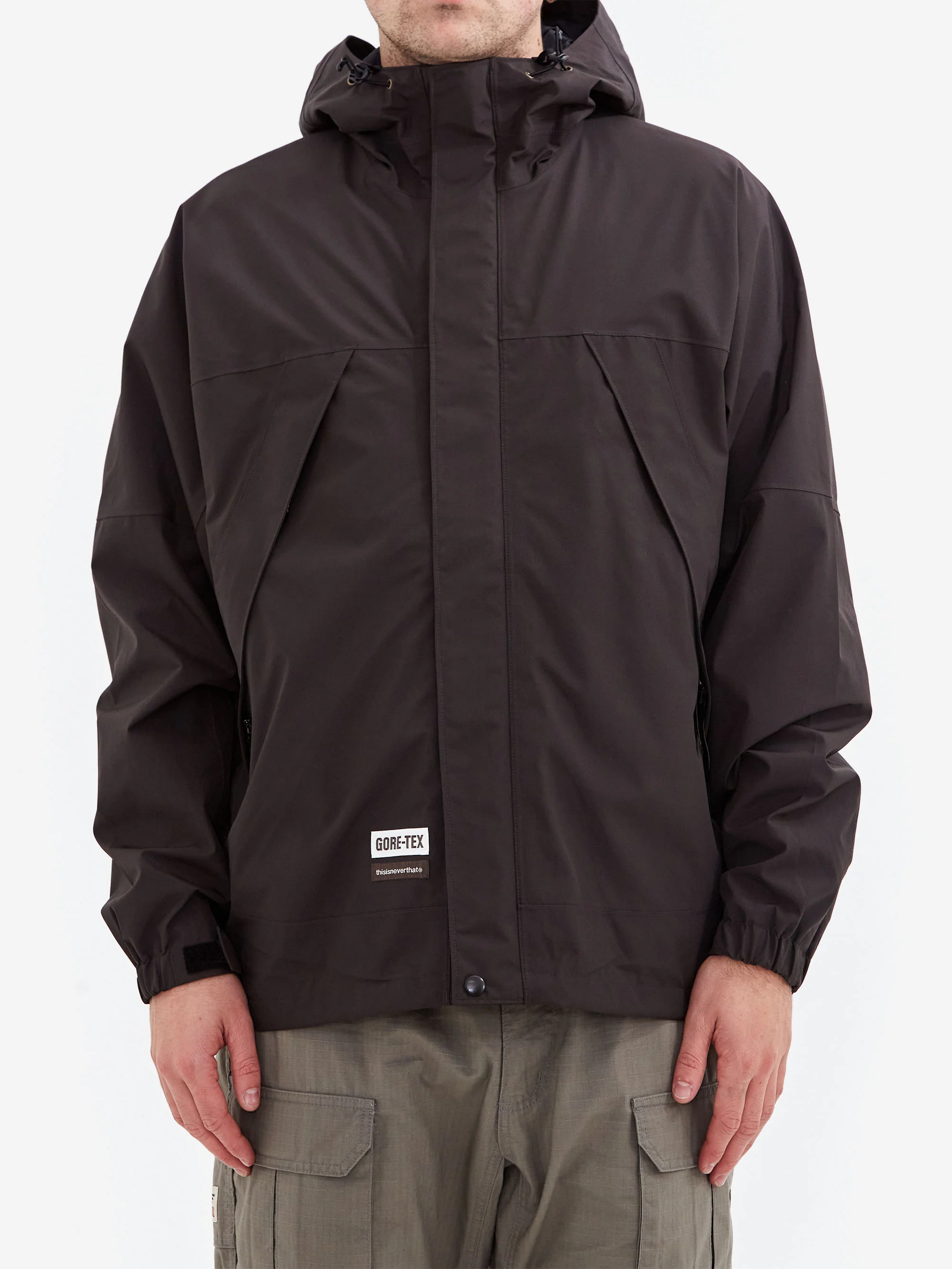 thisisneverthat x Goretex 2L Wet Weather Jacket - Olive - Image 2