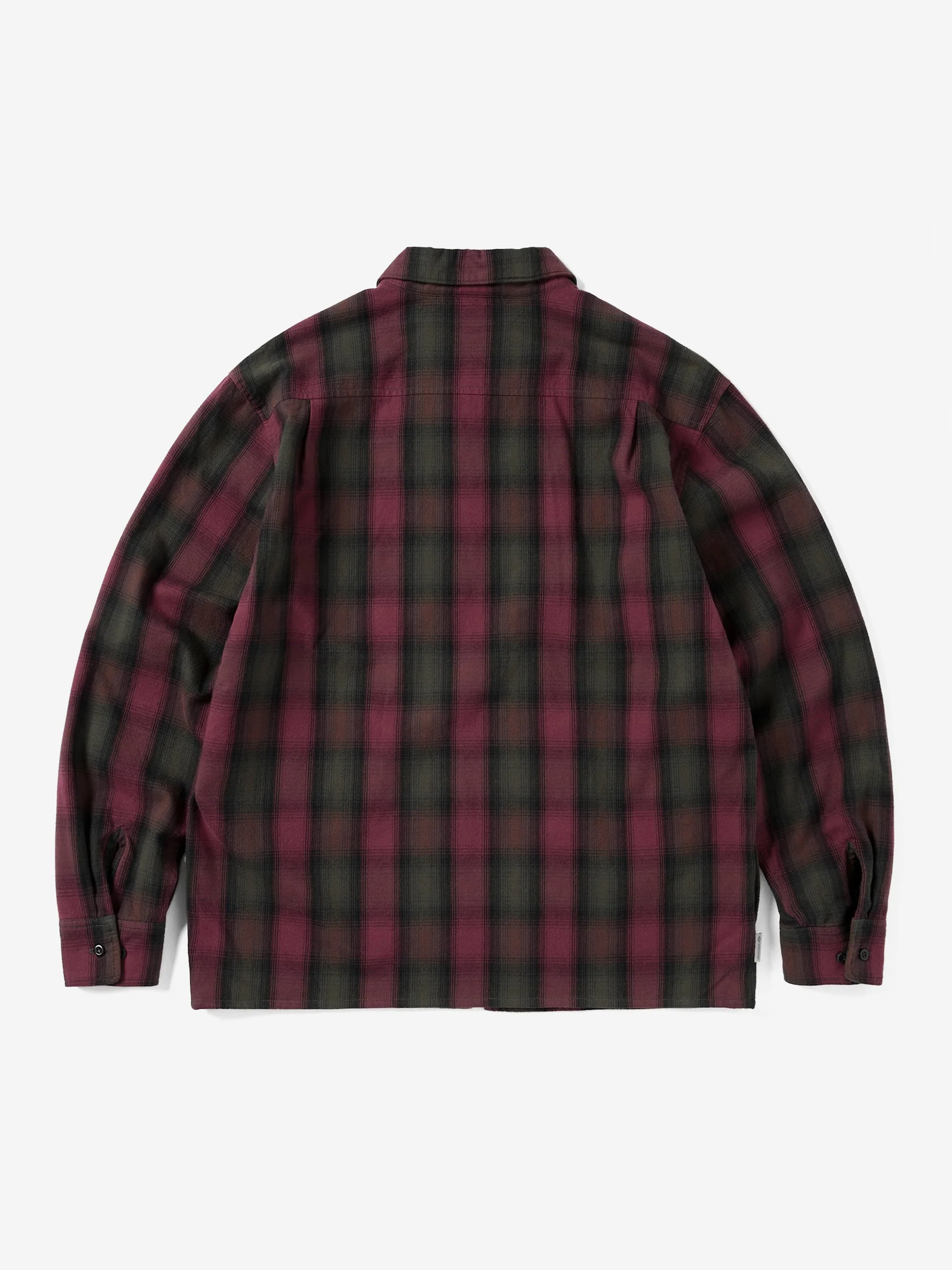 thisisneverthat x Goretex Windstopper Shaggy Check Shirt - Red - Image 3