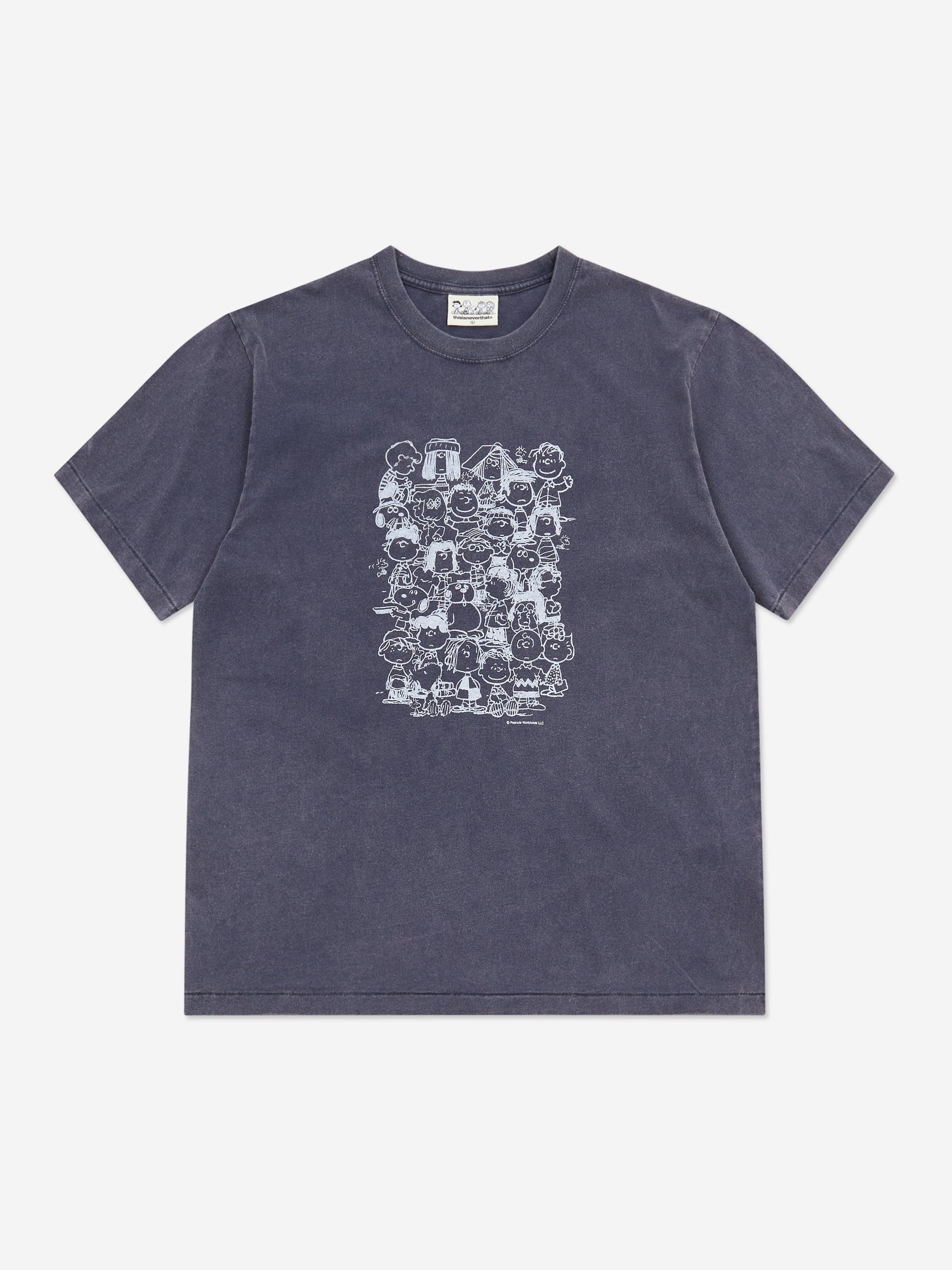 thisisneverthat x Peanuts Gang Tee - Navy