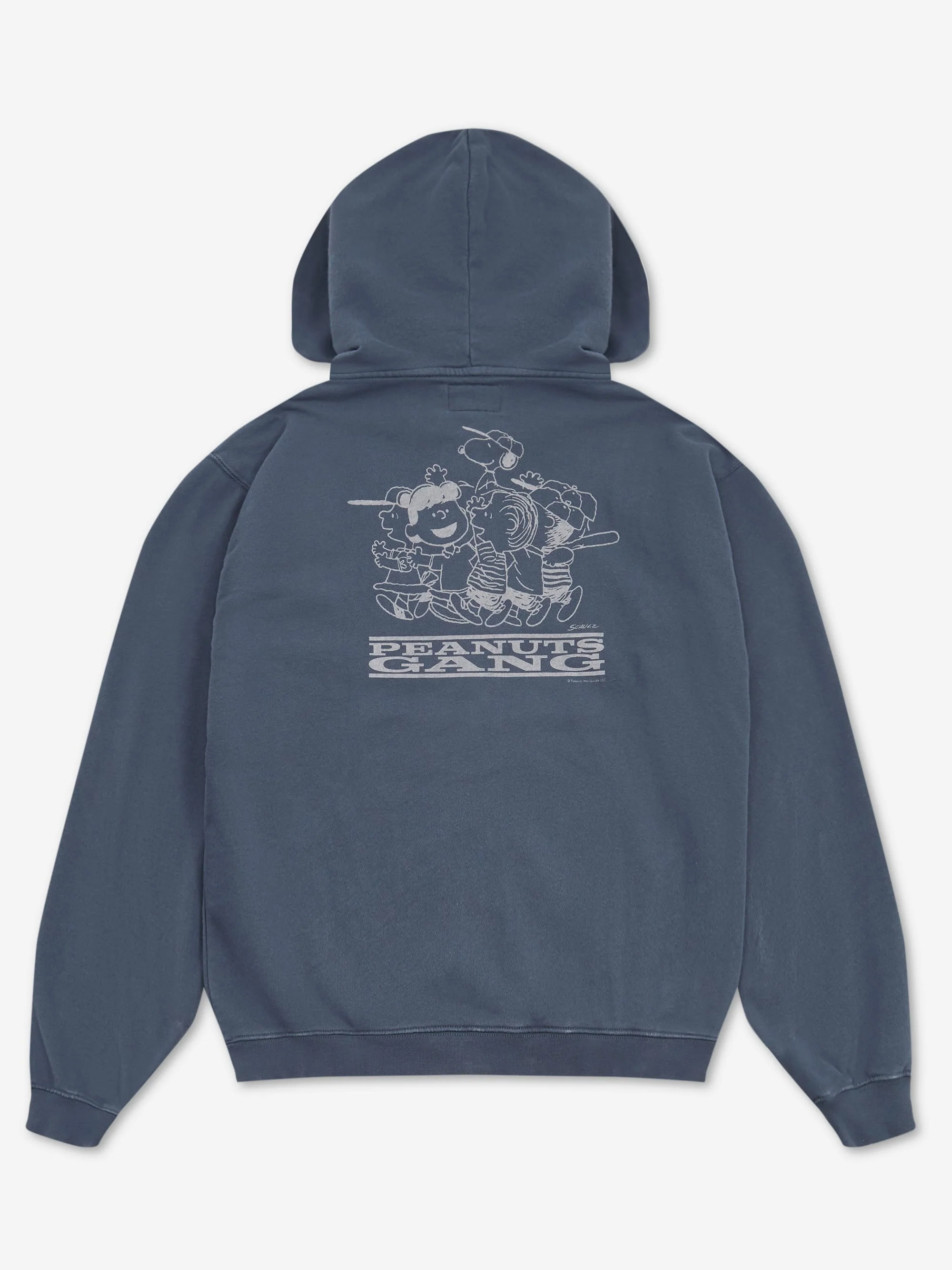 thisisneverthat x Peanuts Zip Up Hoodie - Navy - Image 3