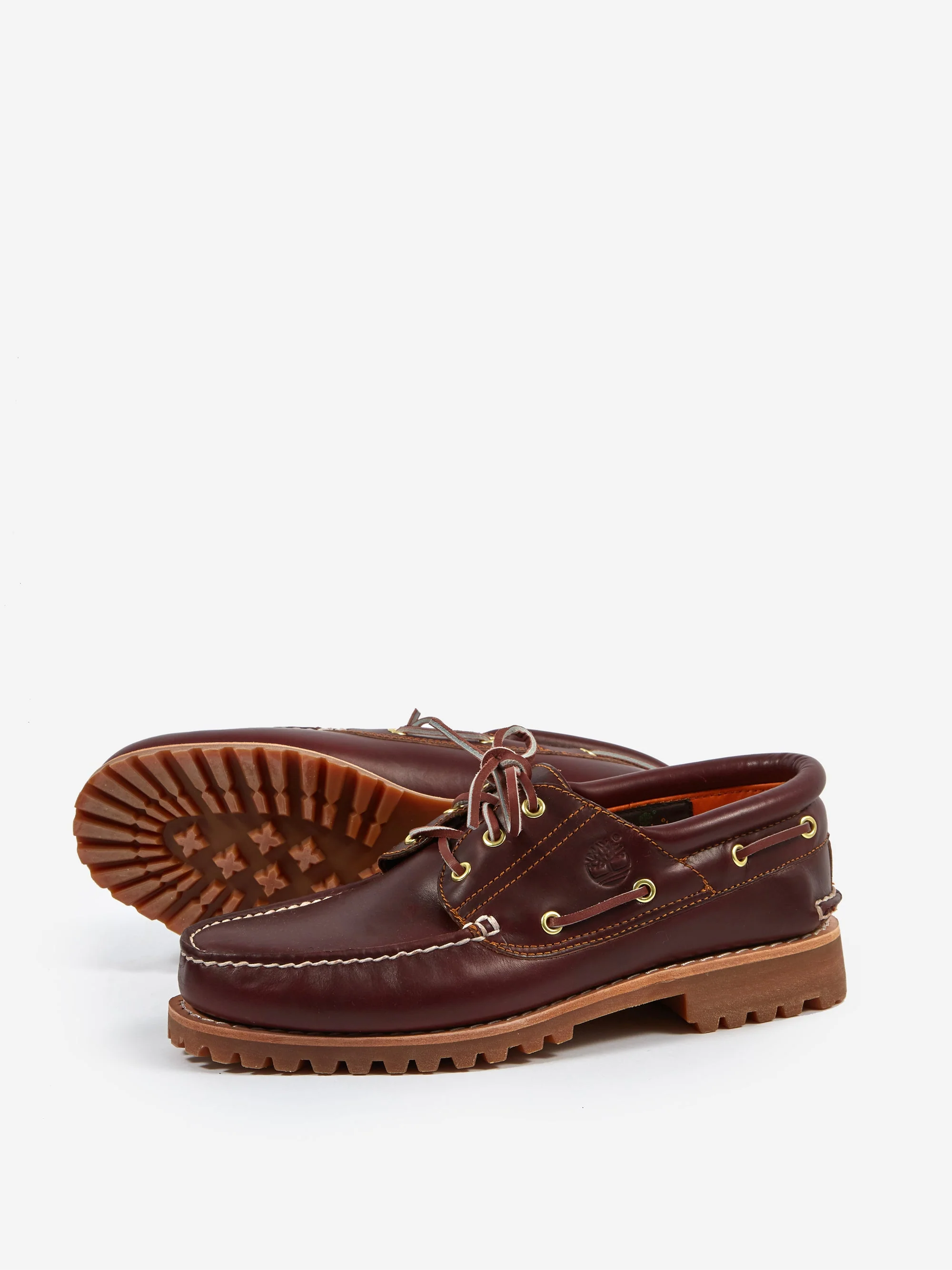 Timberland 3-Eye Classic Lug Shoe - Burgundy Full-Grain - Image 7