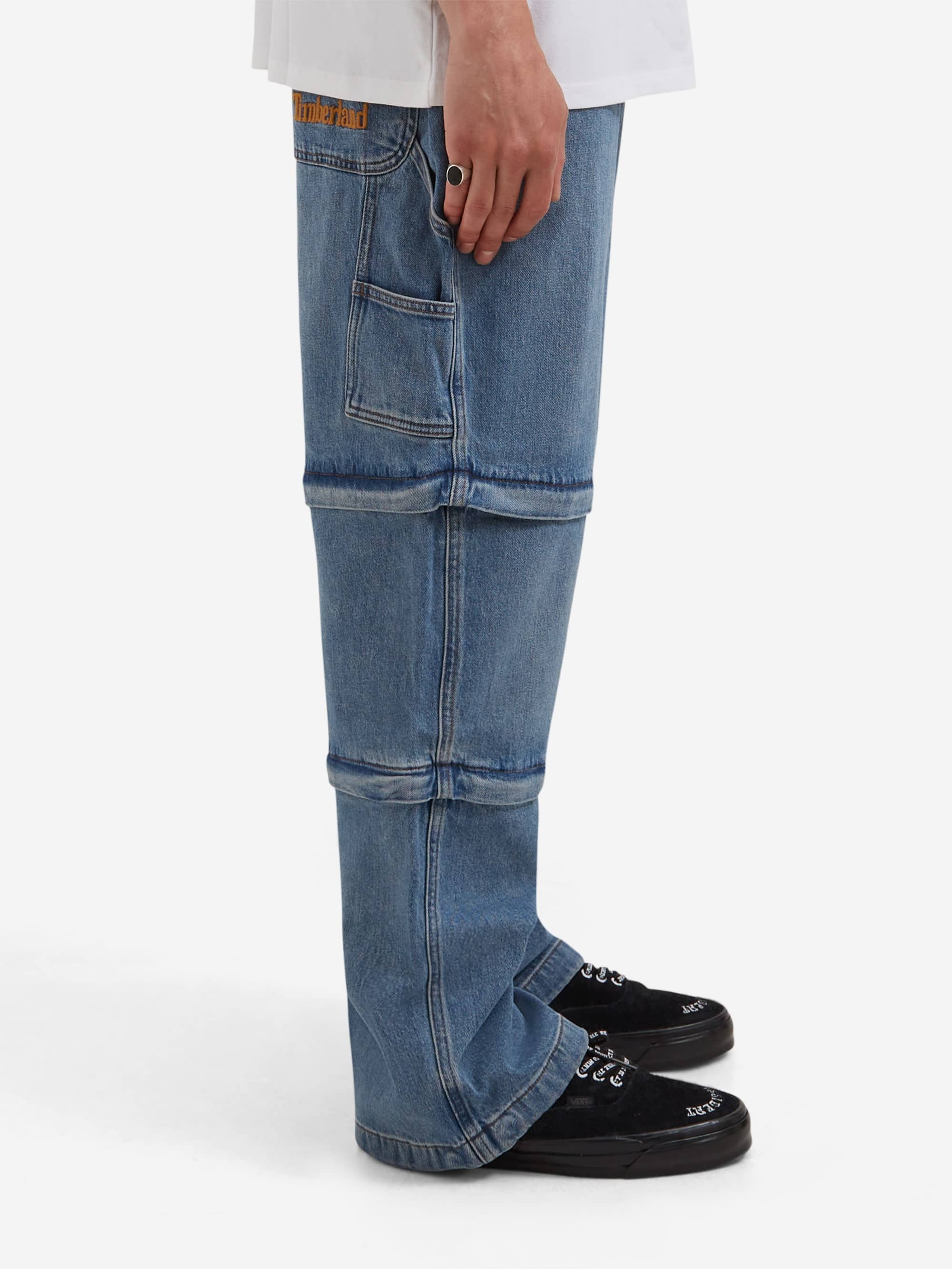 Timberland X Beams Denim Carpenter Zip-Off Pant - Light Shade - Image 4