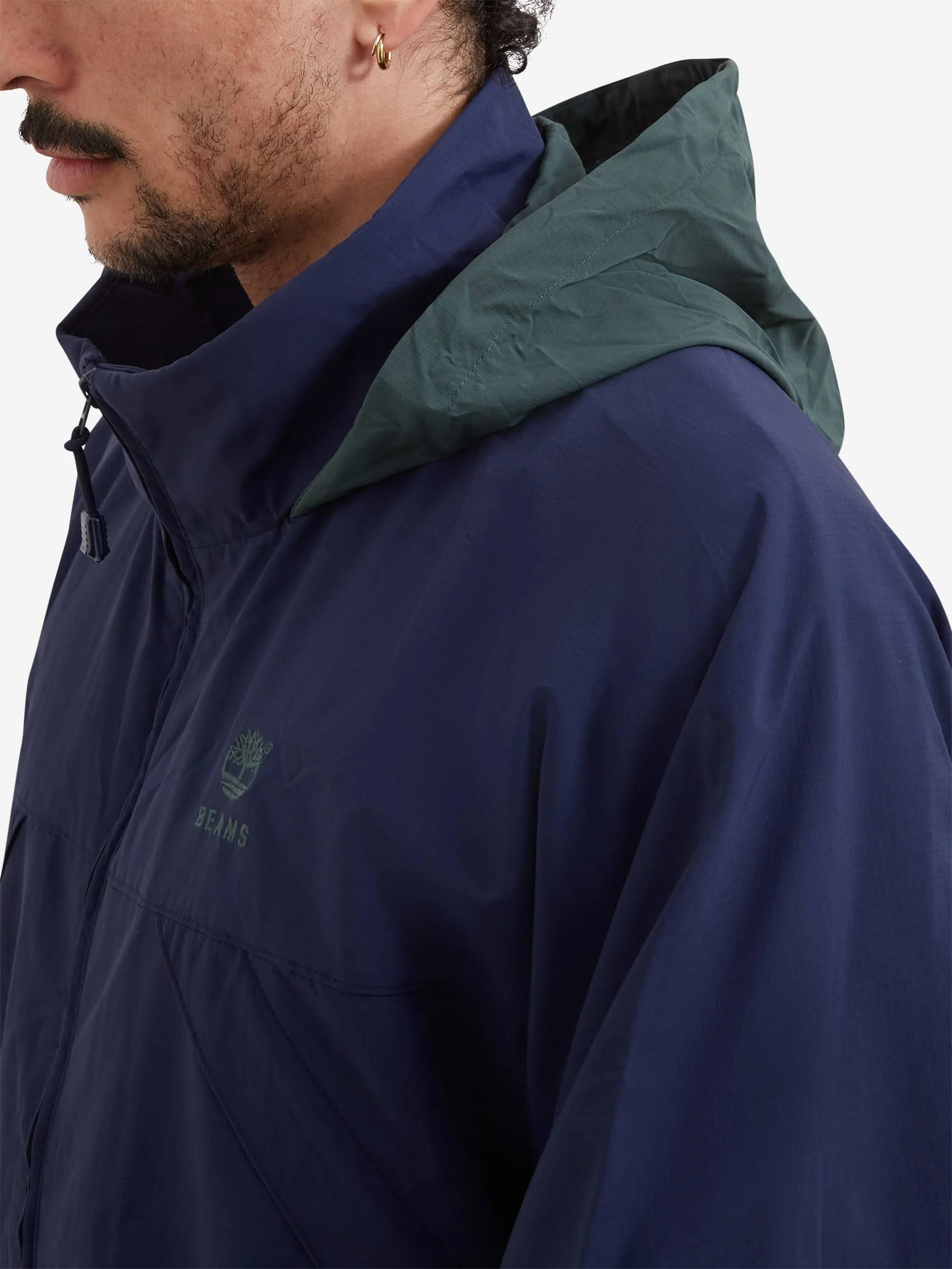 Timberland X Beams Zip Up Convertible Jacket - Peacoat - Image 5
