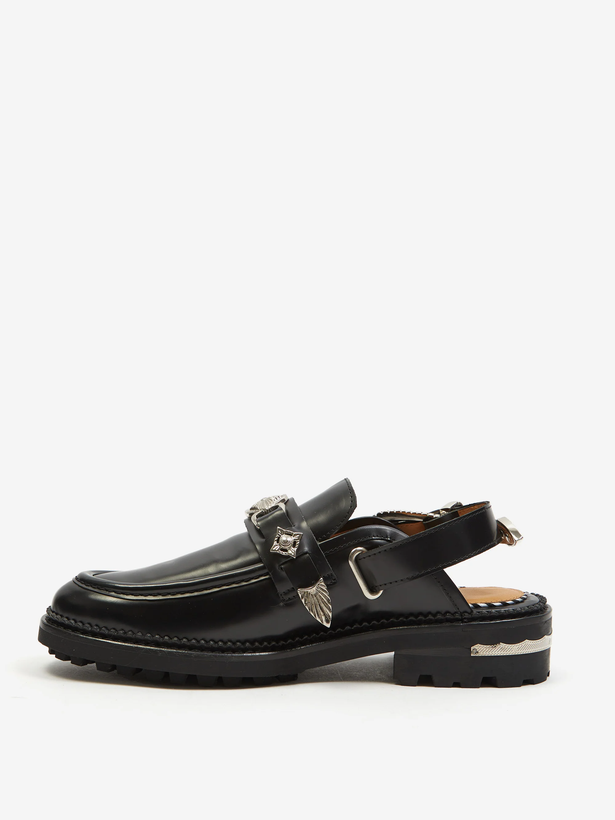 Toga Pulla Buckled Loafer - Black - Image 3