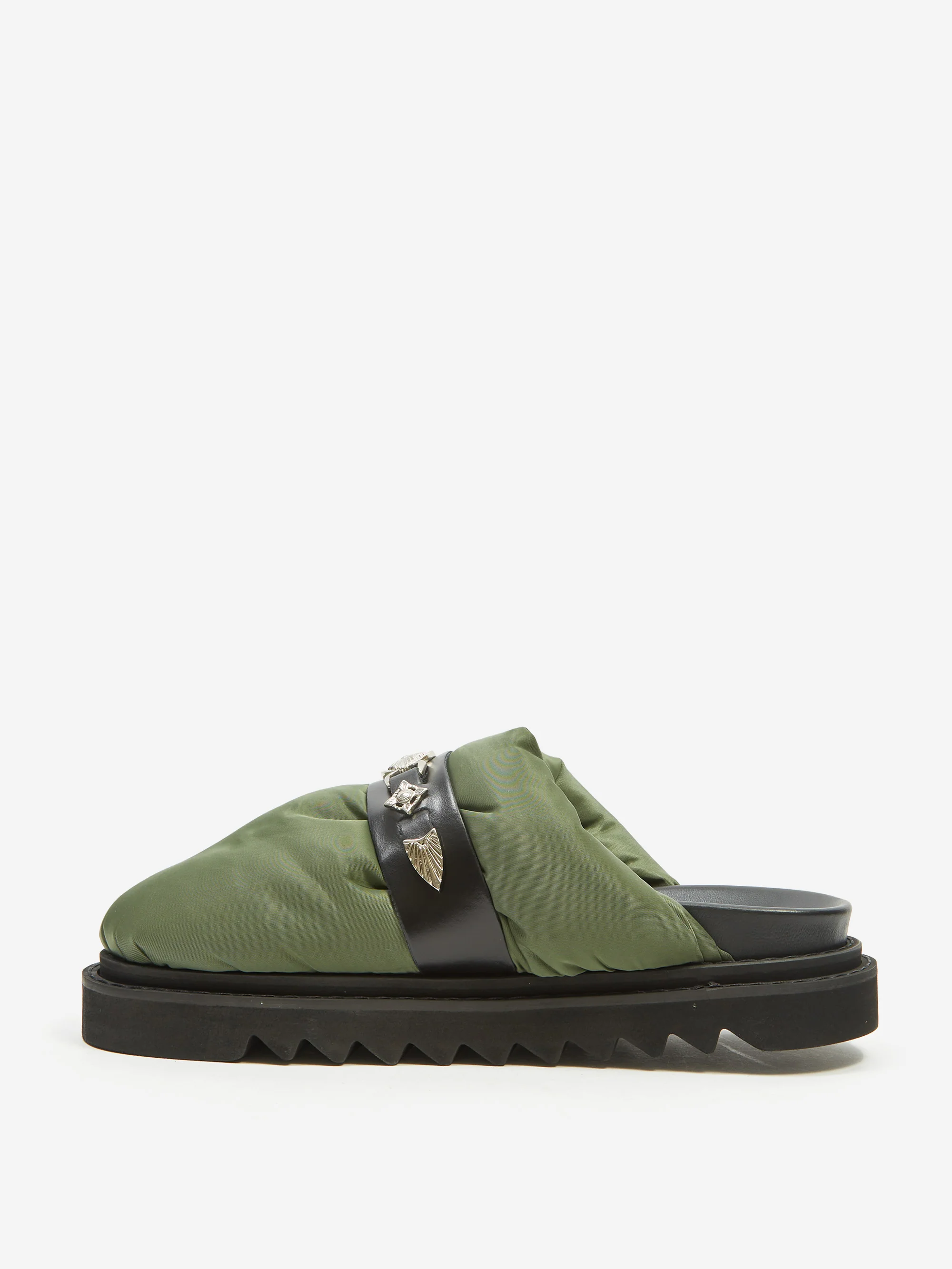 Toga Pulla Padded Mules - Green - Image 3