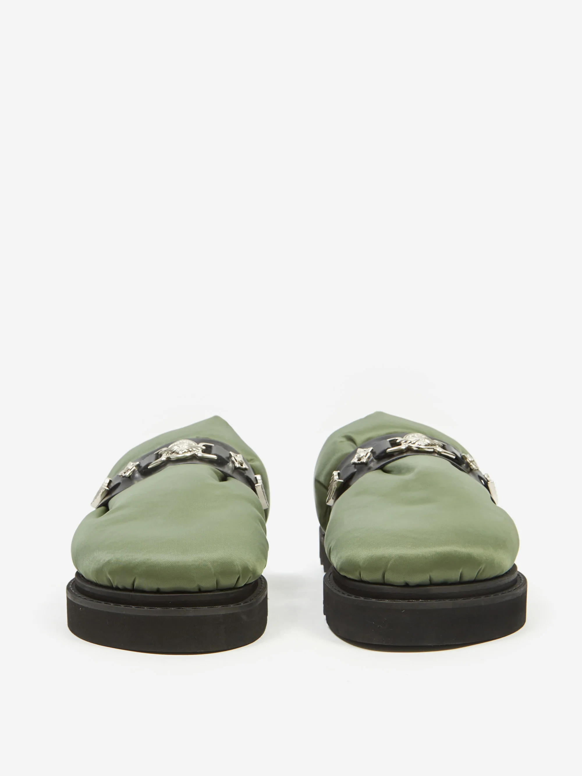 Toga Pulla Padded Mules - Green - Image 4