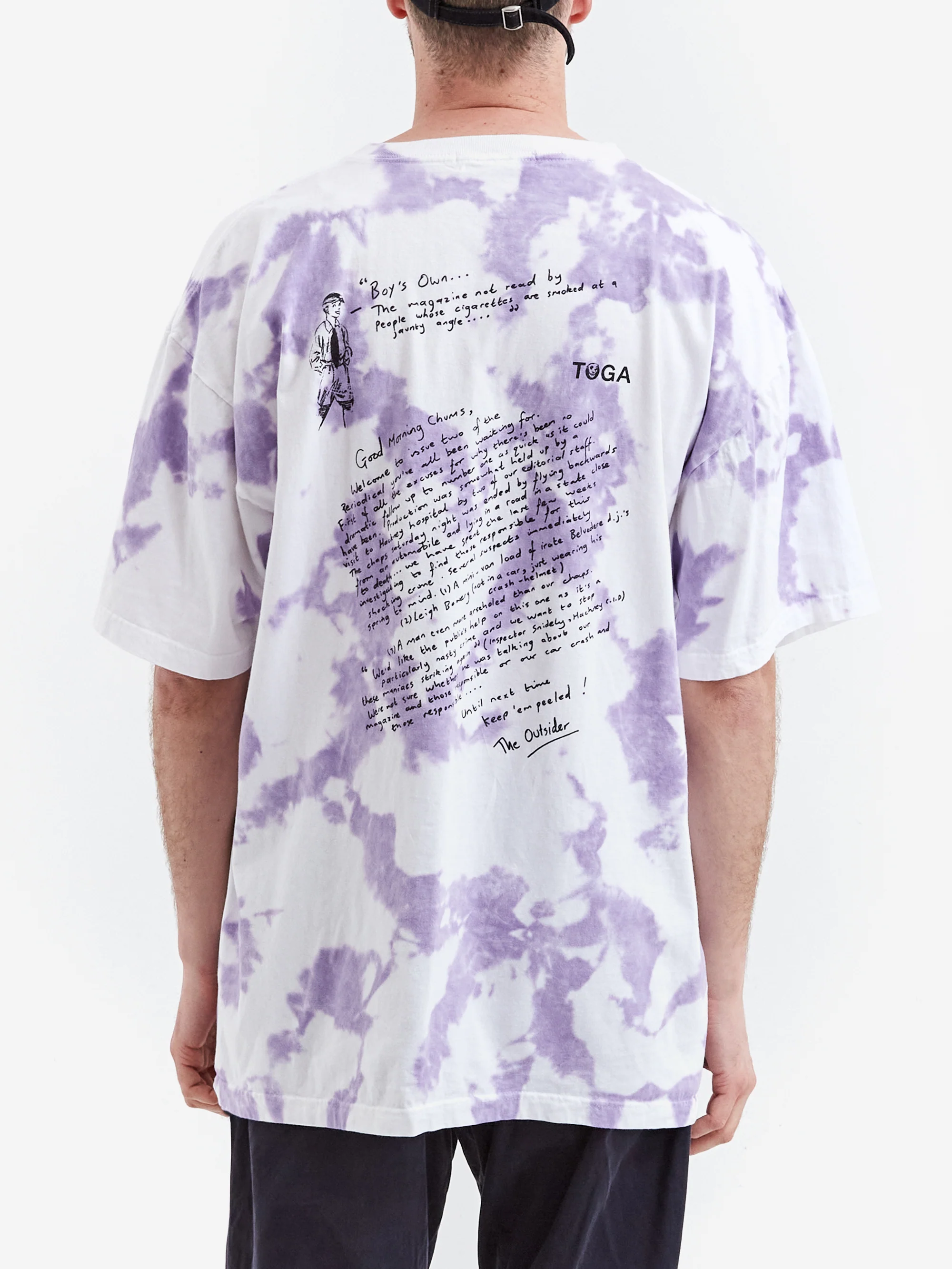 TOGA x Boys Own Boys and Girls Tie Dye Print T-Shirt - Light Purple - Image 6
