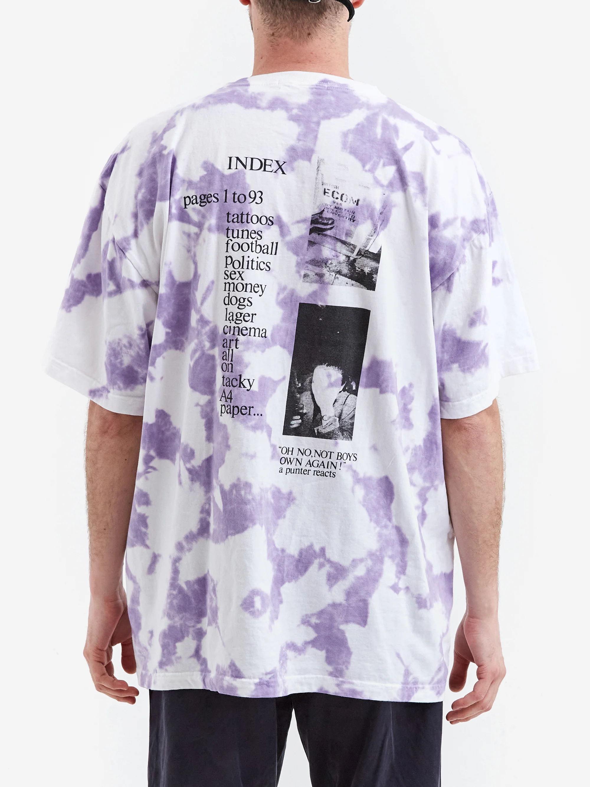 TOGA x Boys Own Issue 1 SP Tie Dy Print T-Shirt - Light Purple - Image 6