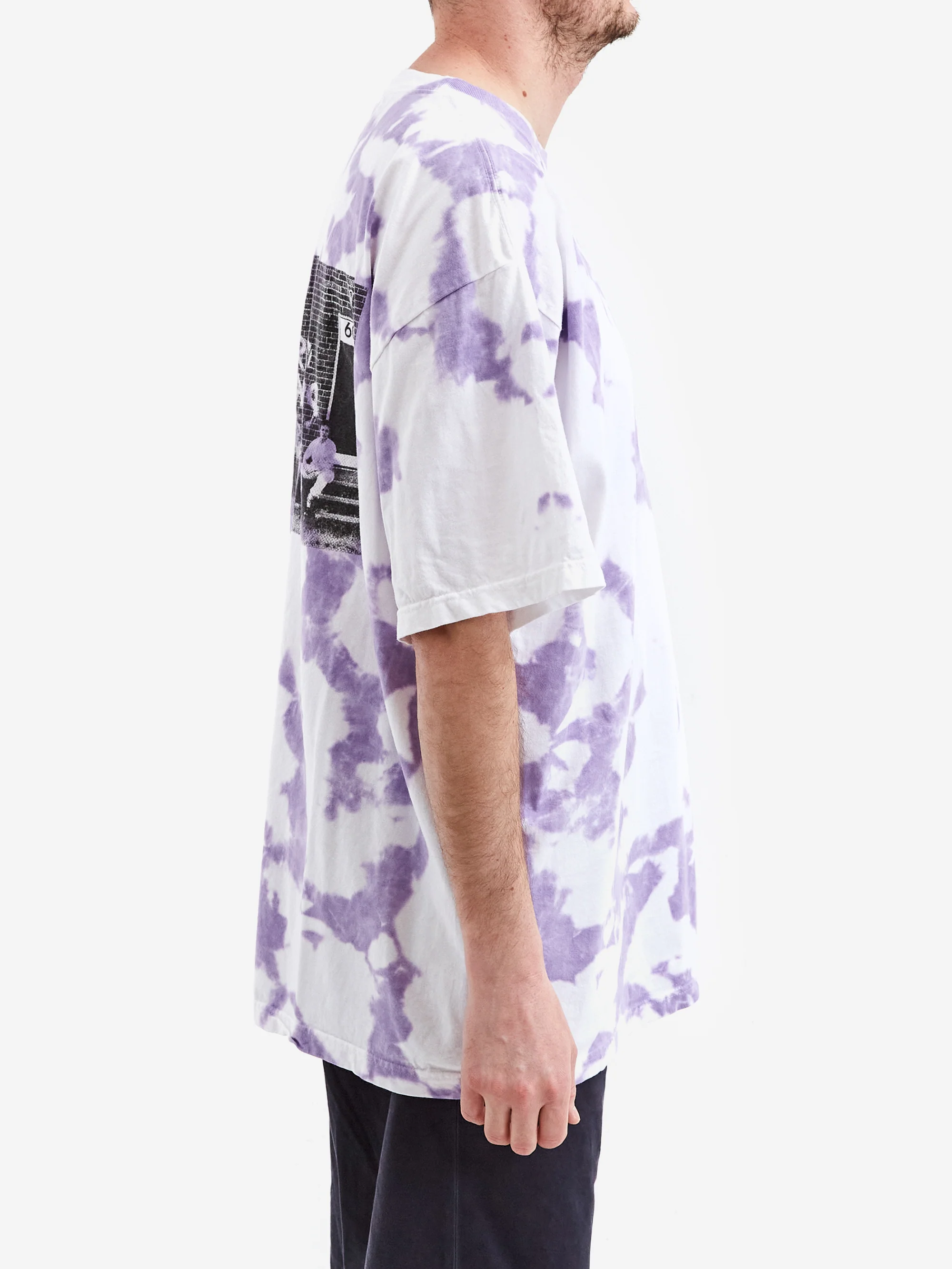 TOGA x Boys Own U&D Tie Dye Print T-Shirt - Light Purple - Image 5
