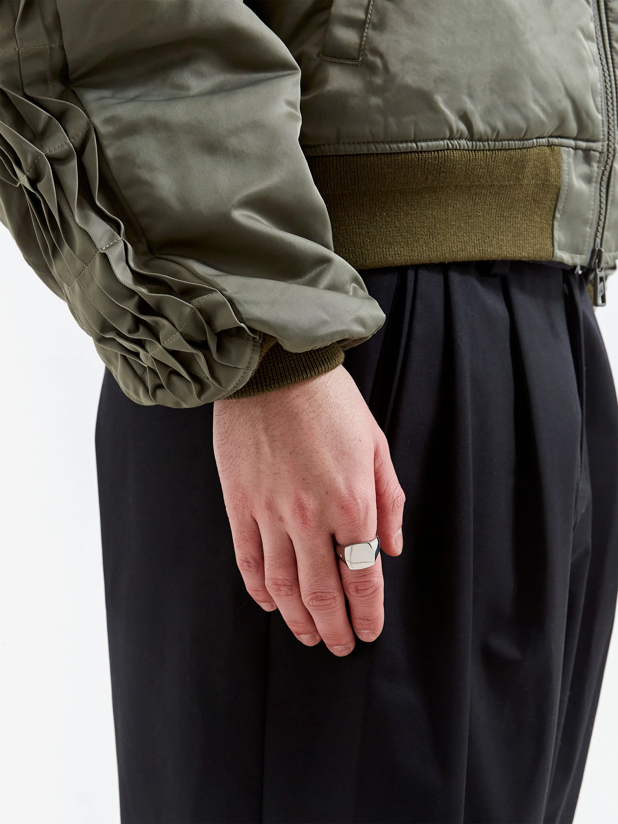 Tom Wood Cushion Satin Ring - Sterling Silver - Image 2