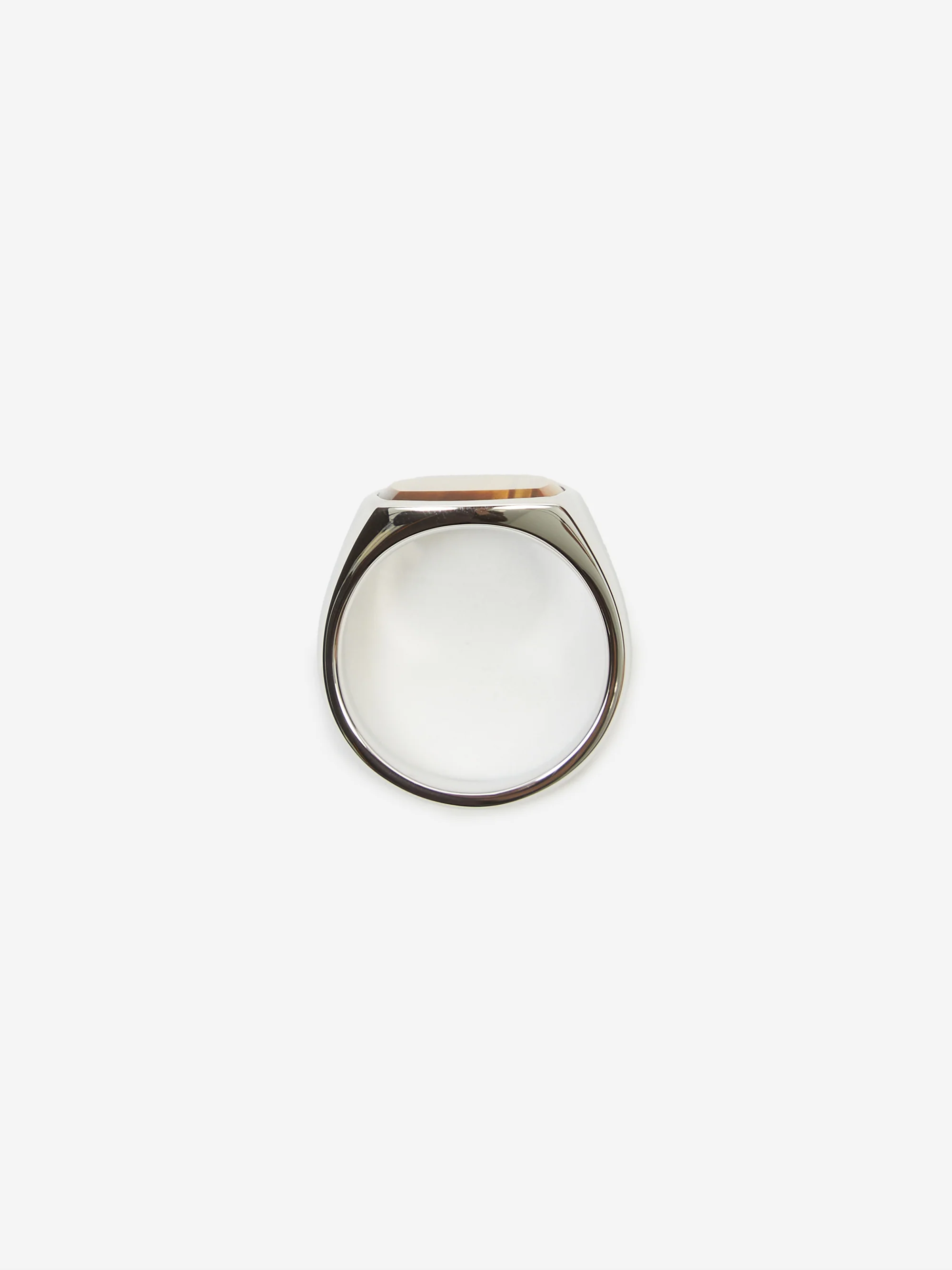 Tom Wood Cushion Tiger Eye Ring - Sterling Silver - Image 5