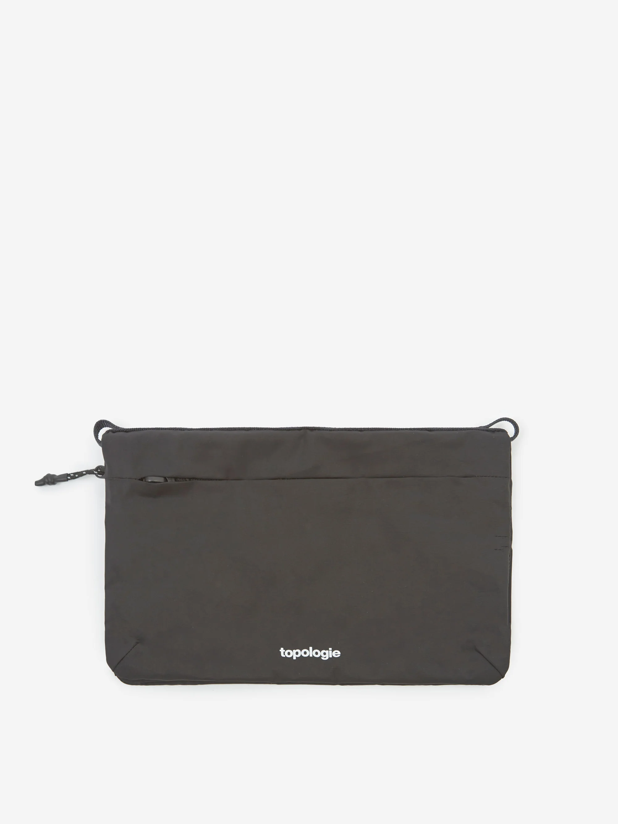 Topologie Wares Bags Flat Sacoche Small - Black Tech Sateen
