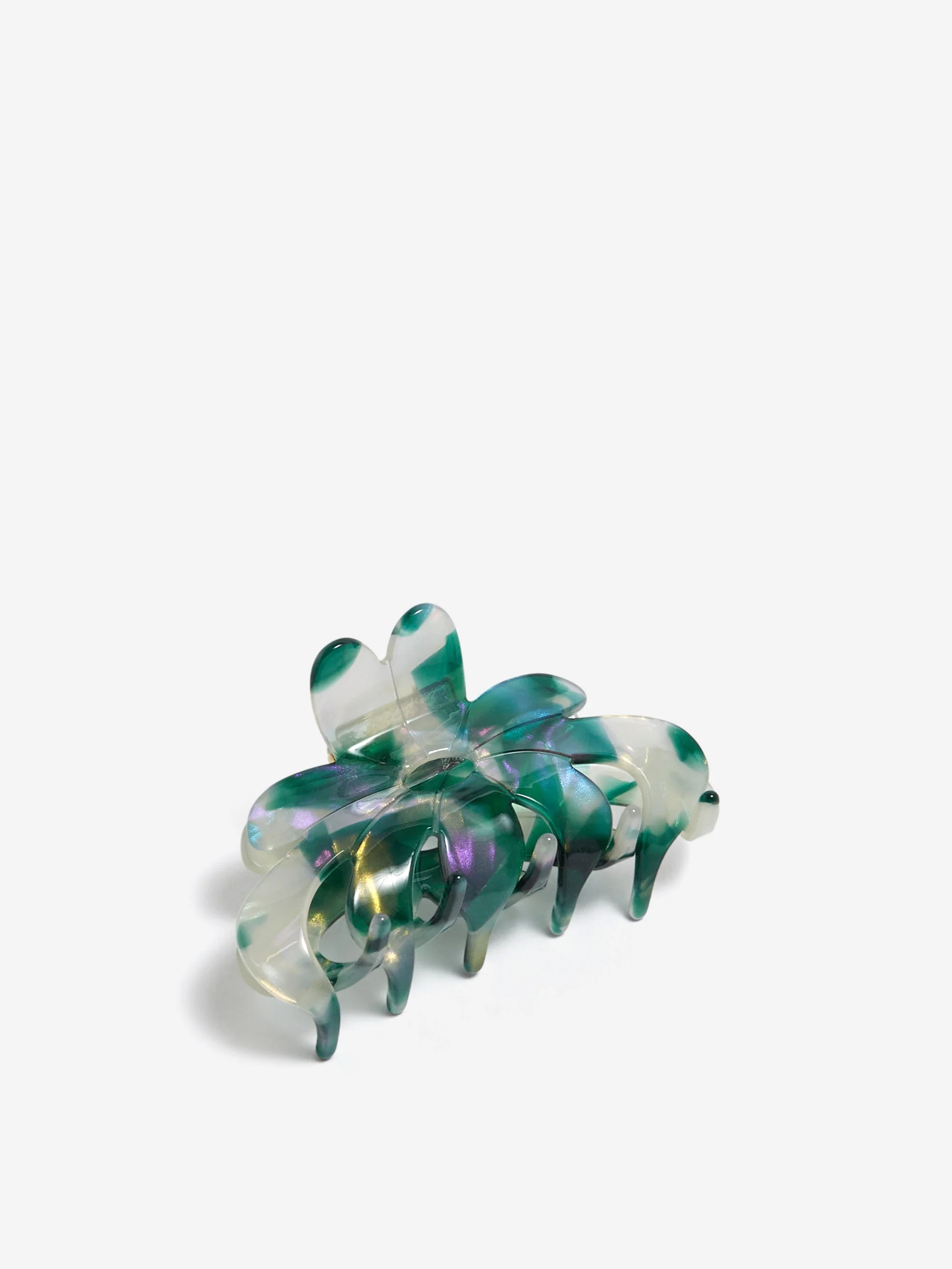 Tort AMMA Hairclip - Iridescent Teal
