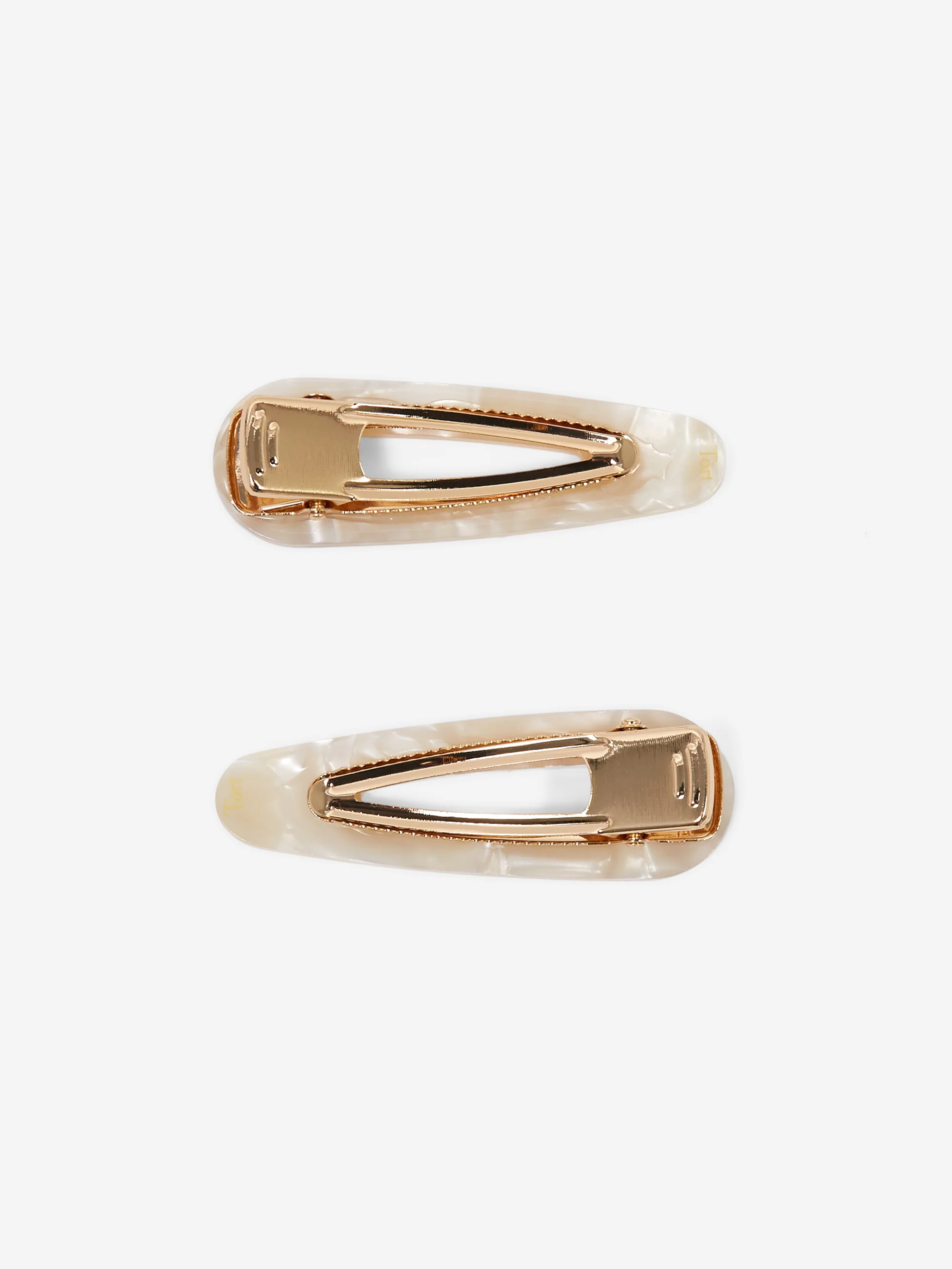 Tort CORA Hairclip - Pearl Shell - Image 3