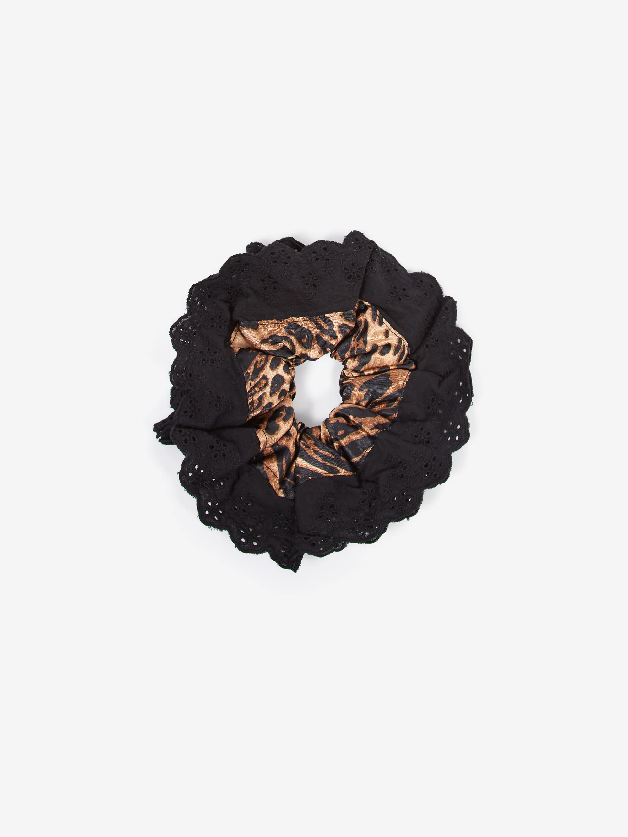 Tort LOLA Scrunchie - Leopard Silk