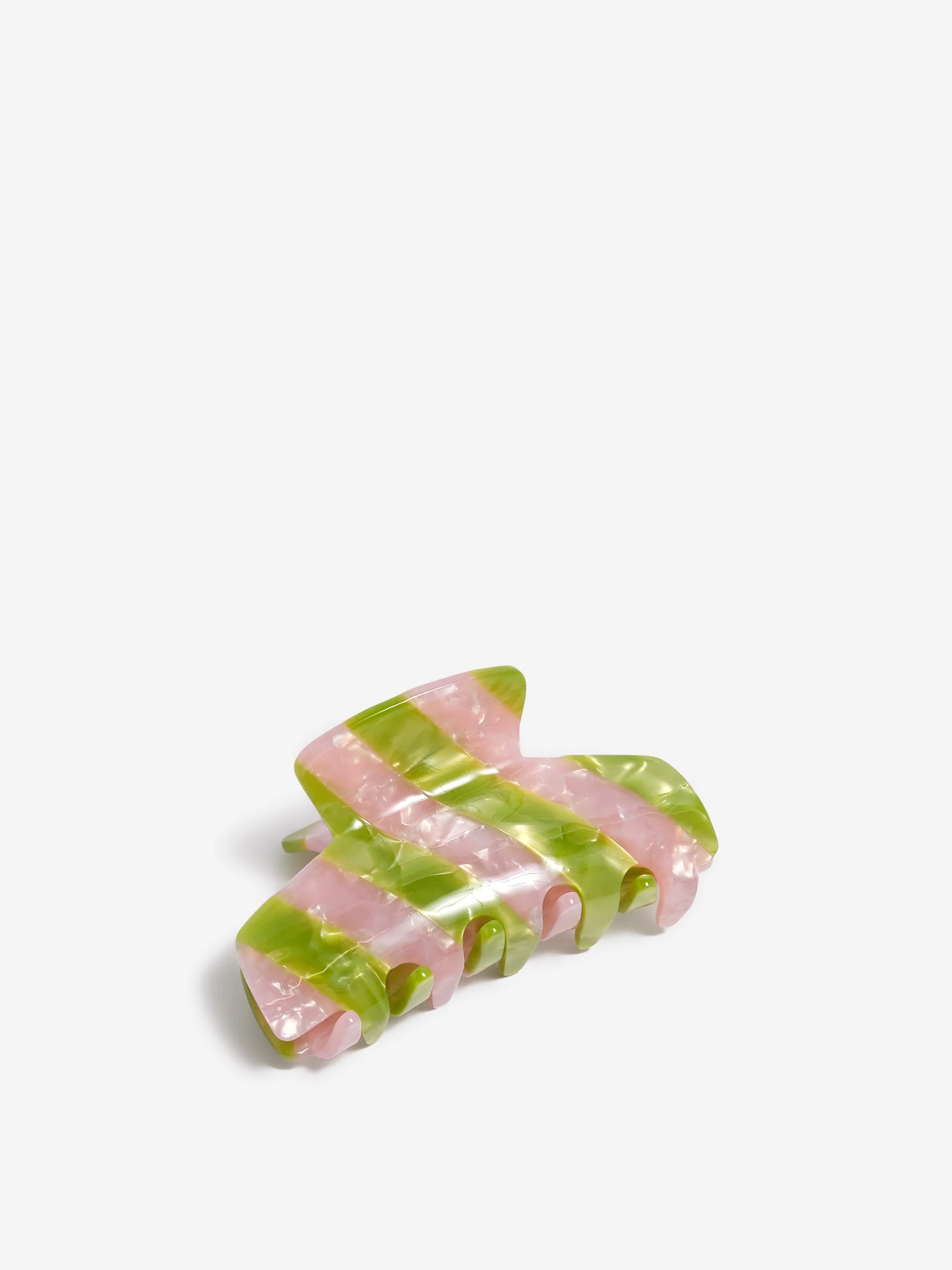 Tort LORA Hairclip - Pink Lime