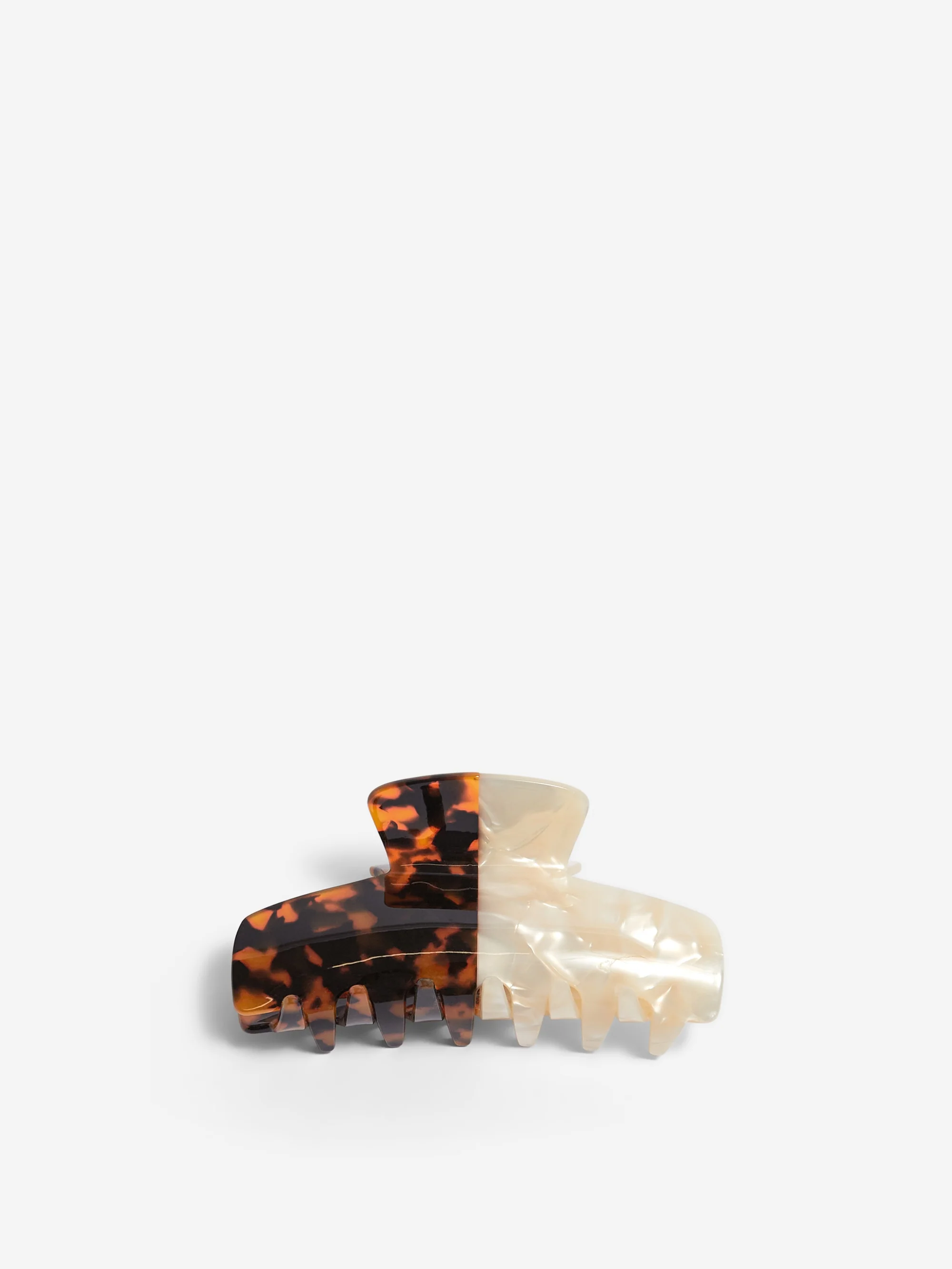 Tort LORA XL Hairclip - Ivory Tortoiseshell - Image 2