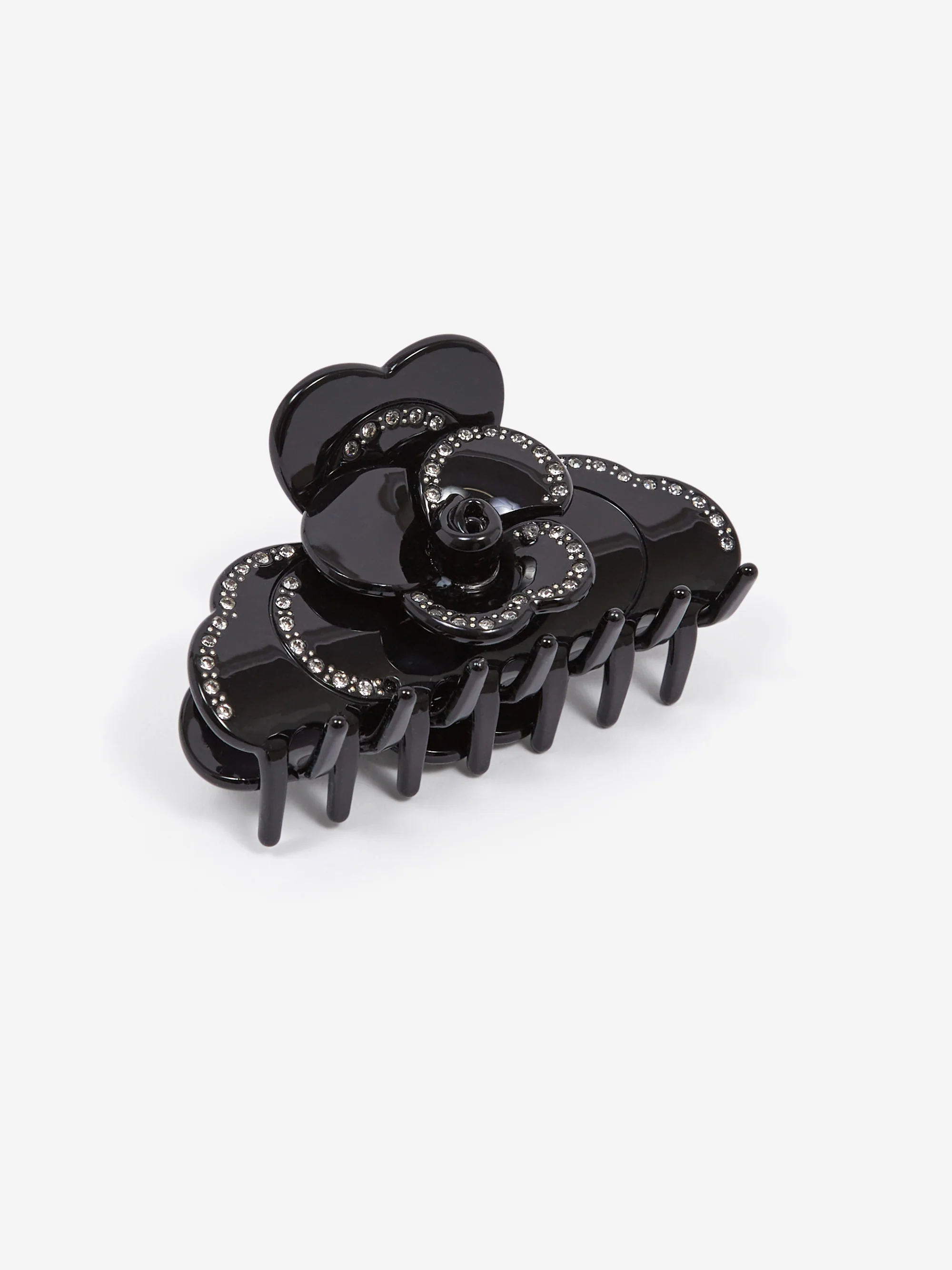 Tort SUZY Hairclip - Black Crystal - Image 2