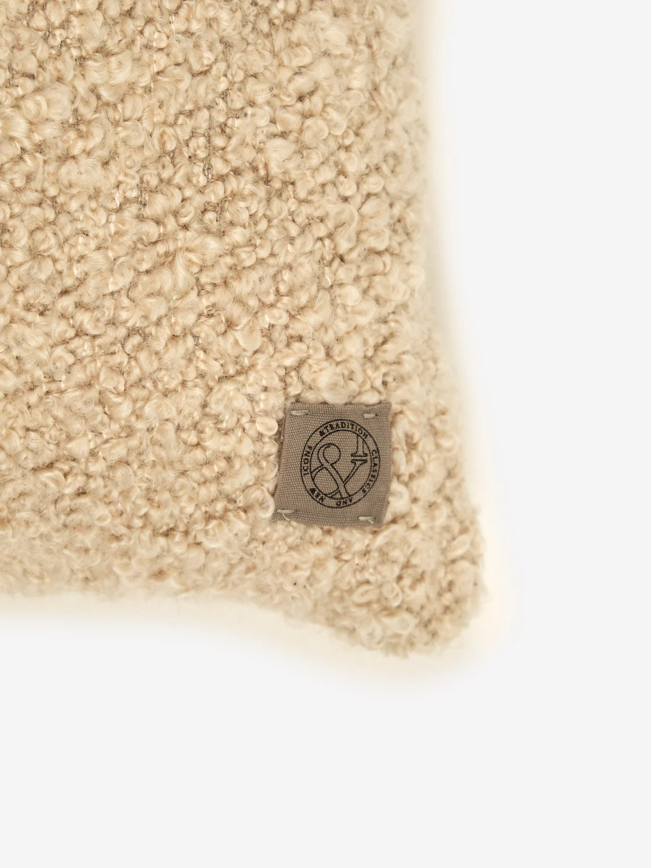 &Tradition Collect Boucle Cushion SC28 - 50cm x 50cm - Cloud - Image 3
