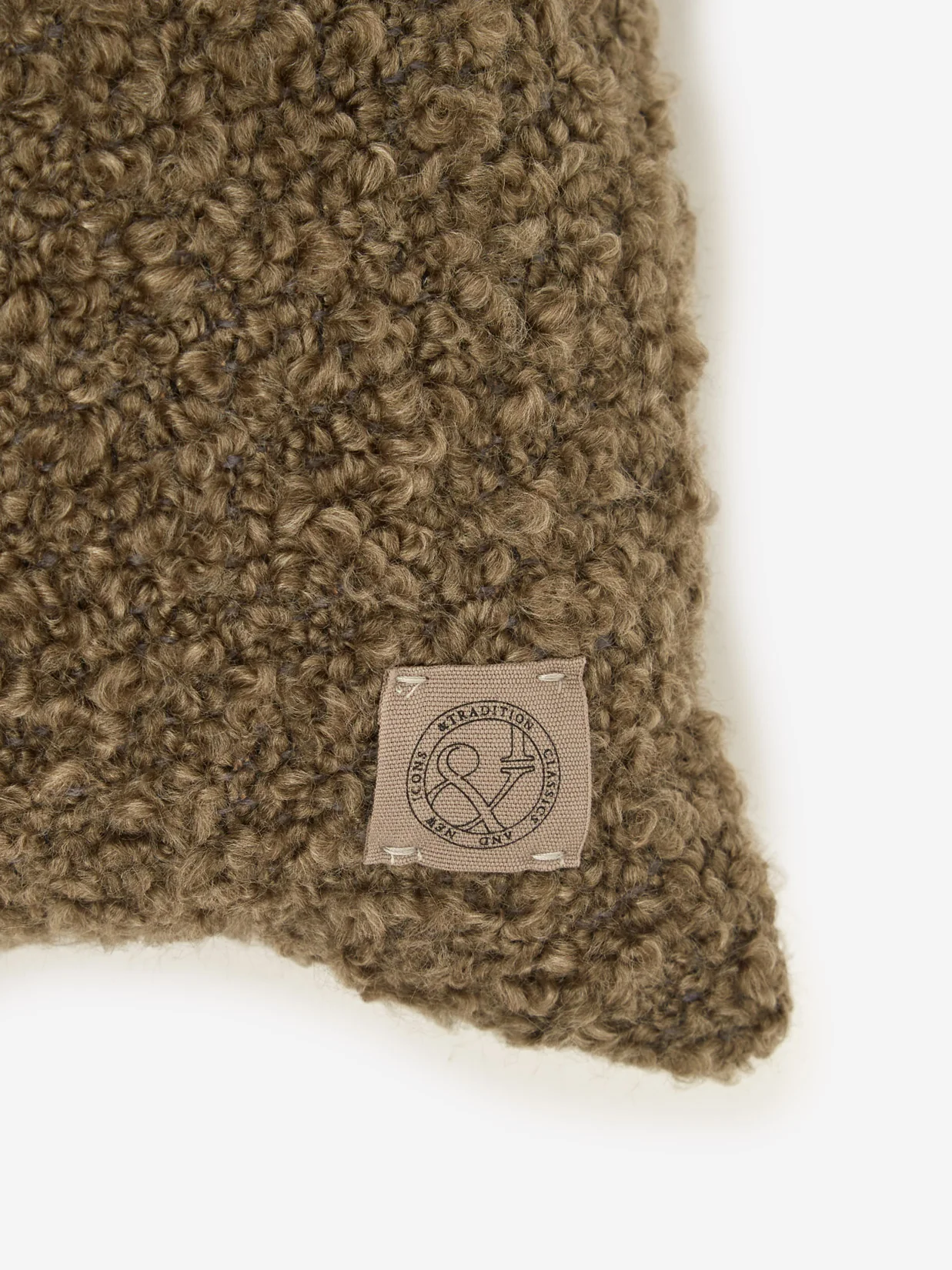 &Tradition Collect Boucle Cushion SC28 - 50cm x 50cm - Moss - Image 3