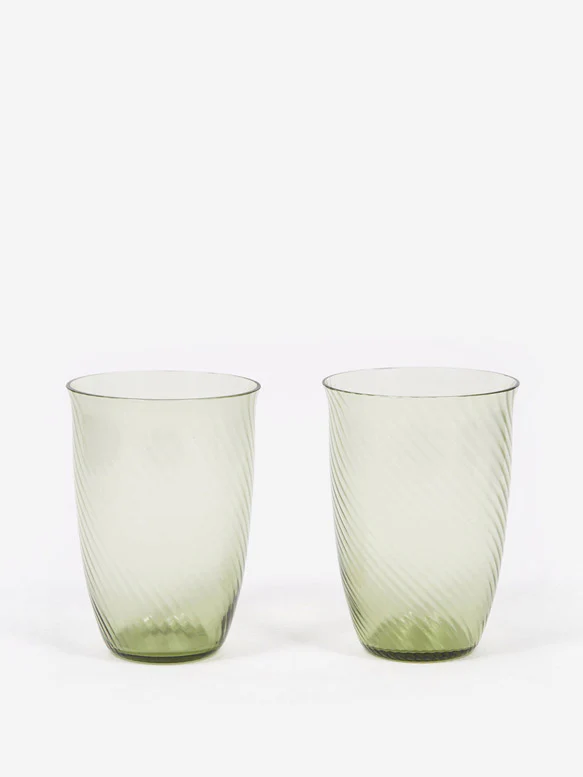 &Tradition Collect Drinking Glass 2 Pack SC60 - 165ml - Moss