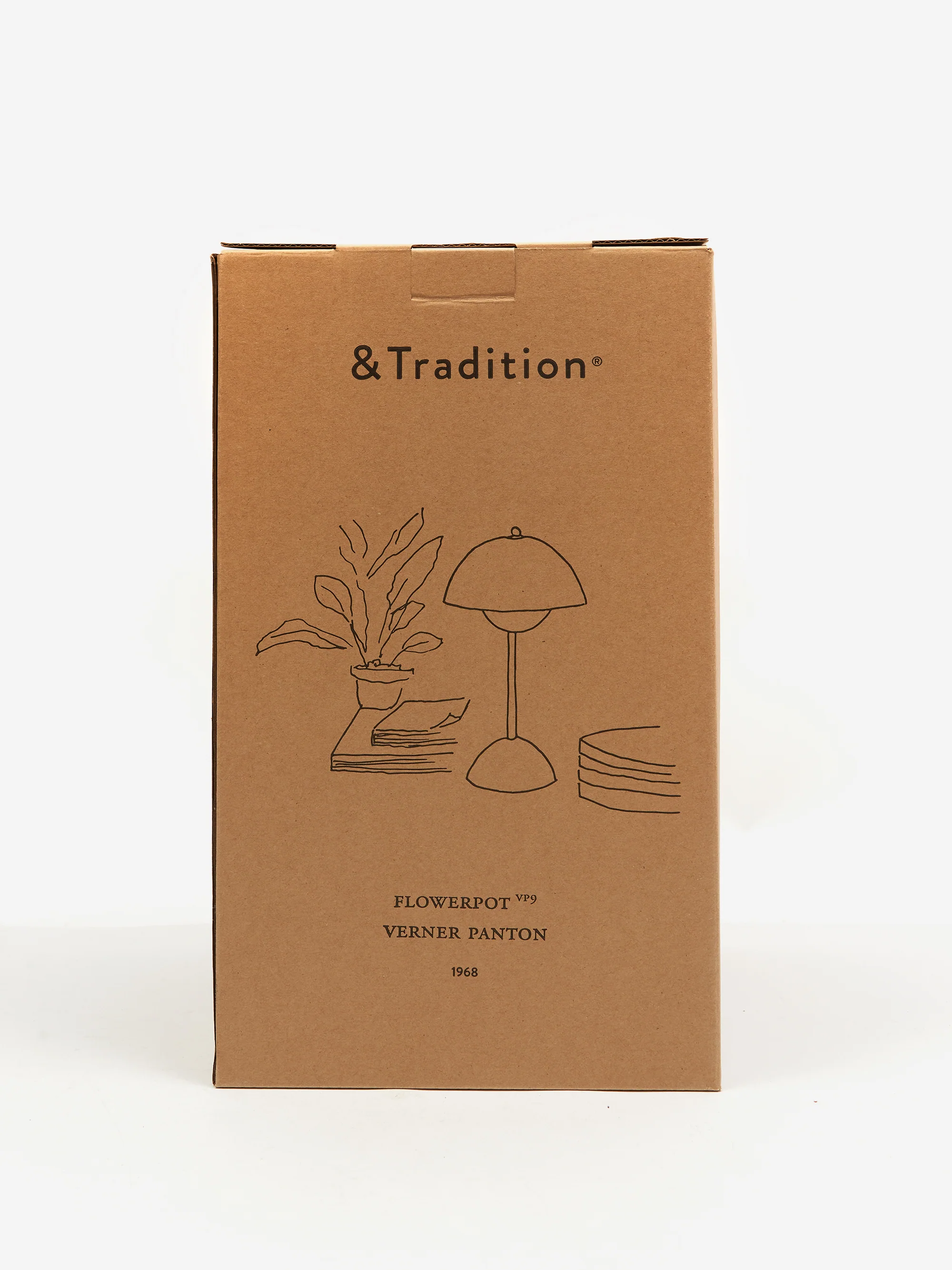 &Tradition Flowerpot Table Portable VP9 - Tangy Pink - Image 3