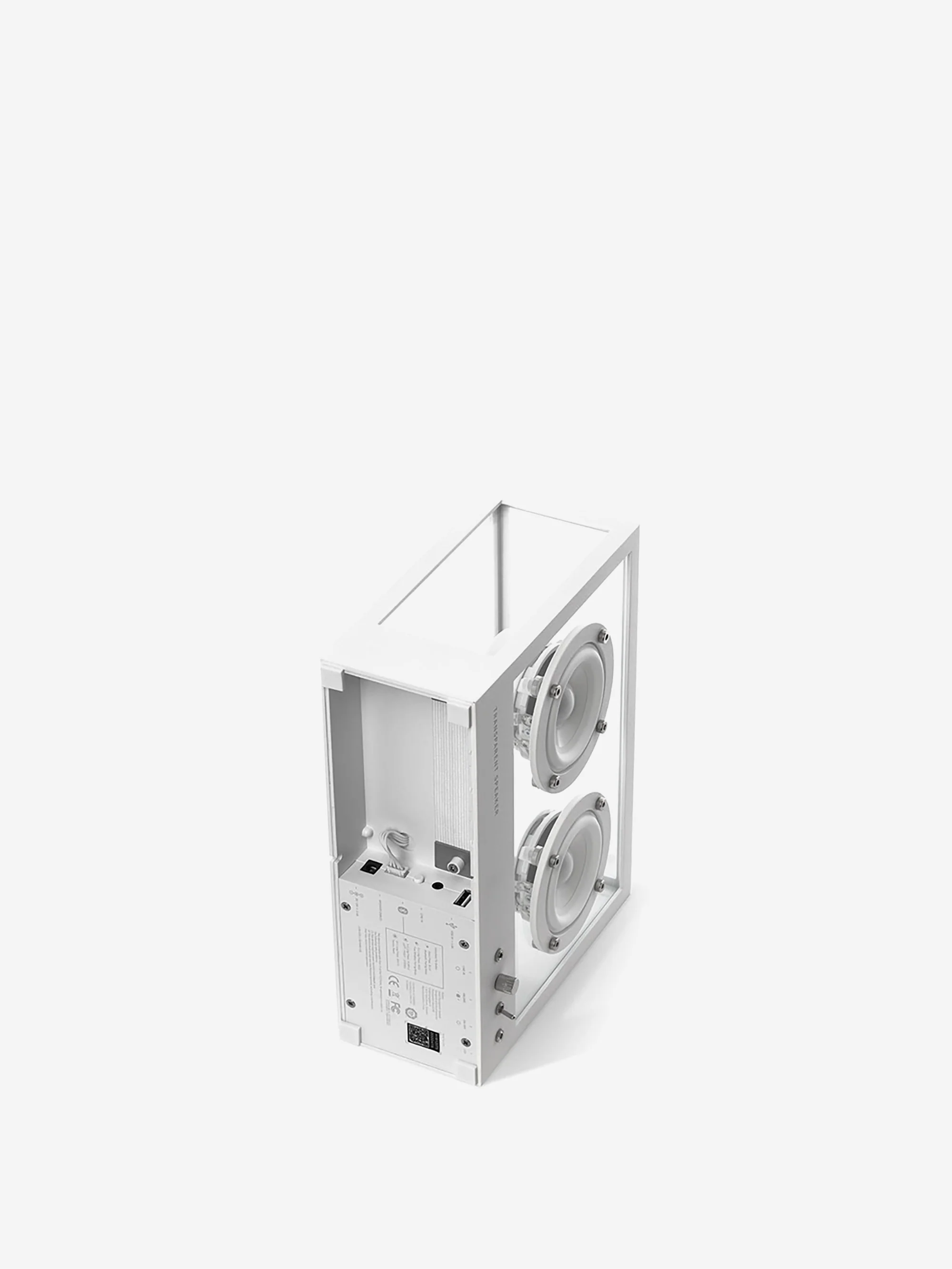 Transparent Sound Small Speaker - White - Image 2