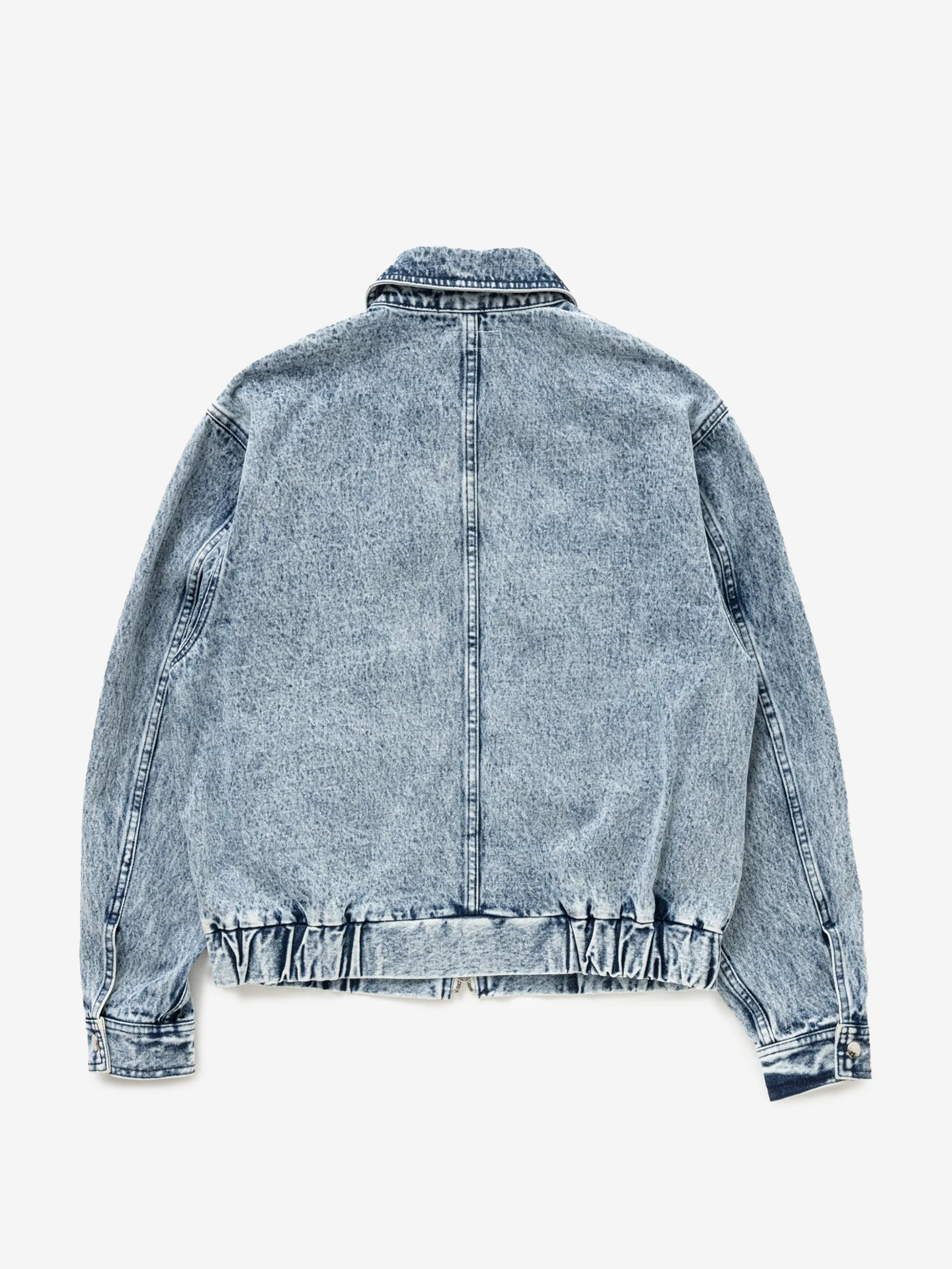 TTT MSW Washed Denim Jacket - Blue - Image 3