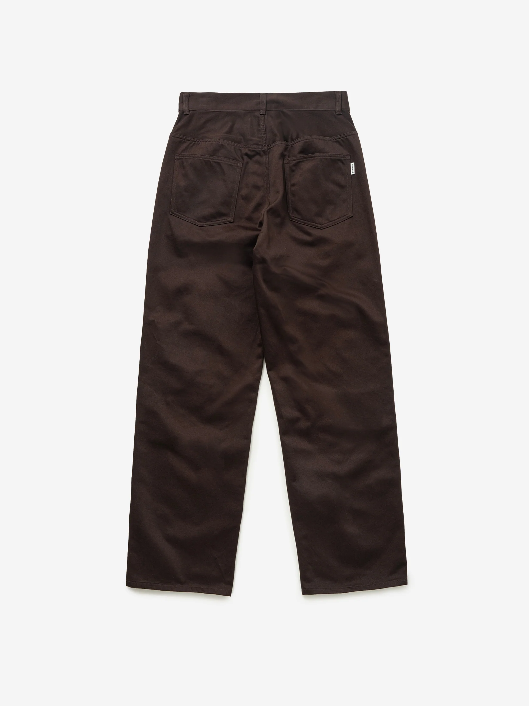 TTT MSW Worker Straight Pants with Pierce - Brown - Image 4
