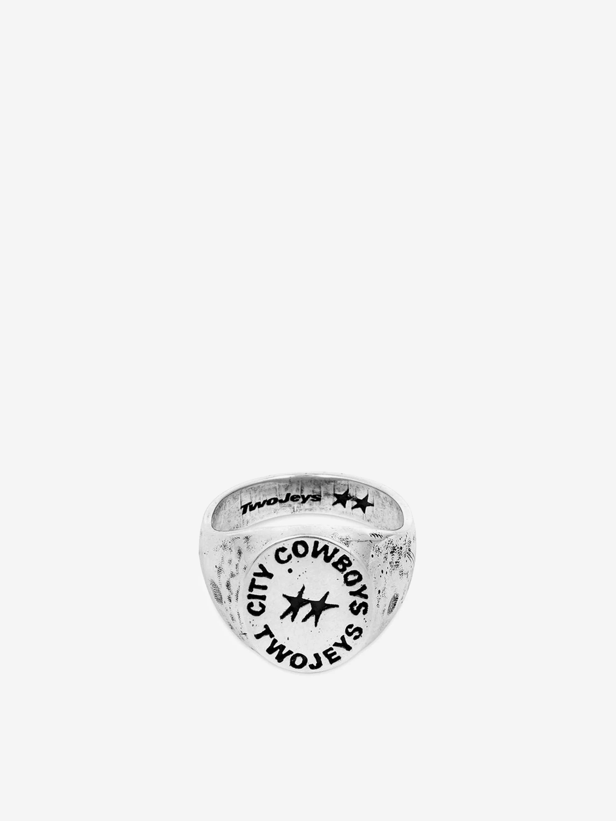 Two Jeys Ignorant Cowboys Signet - Silver