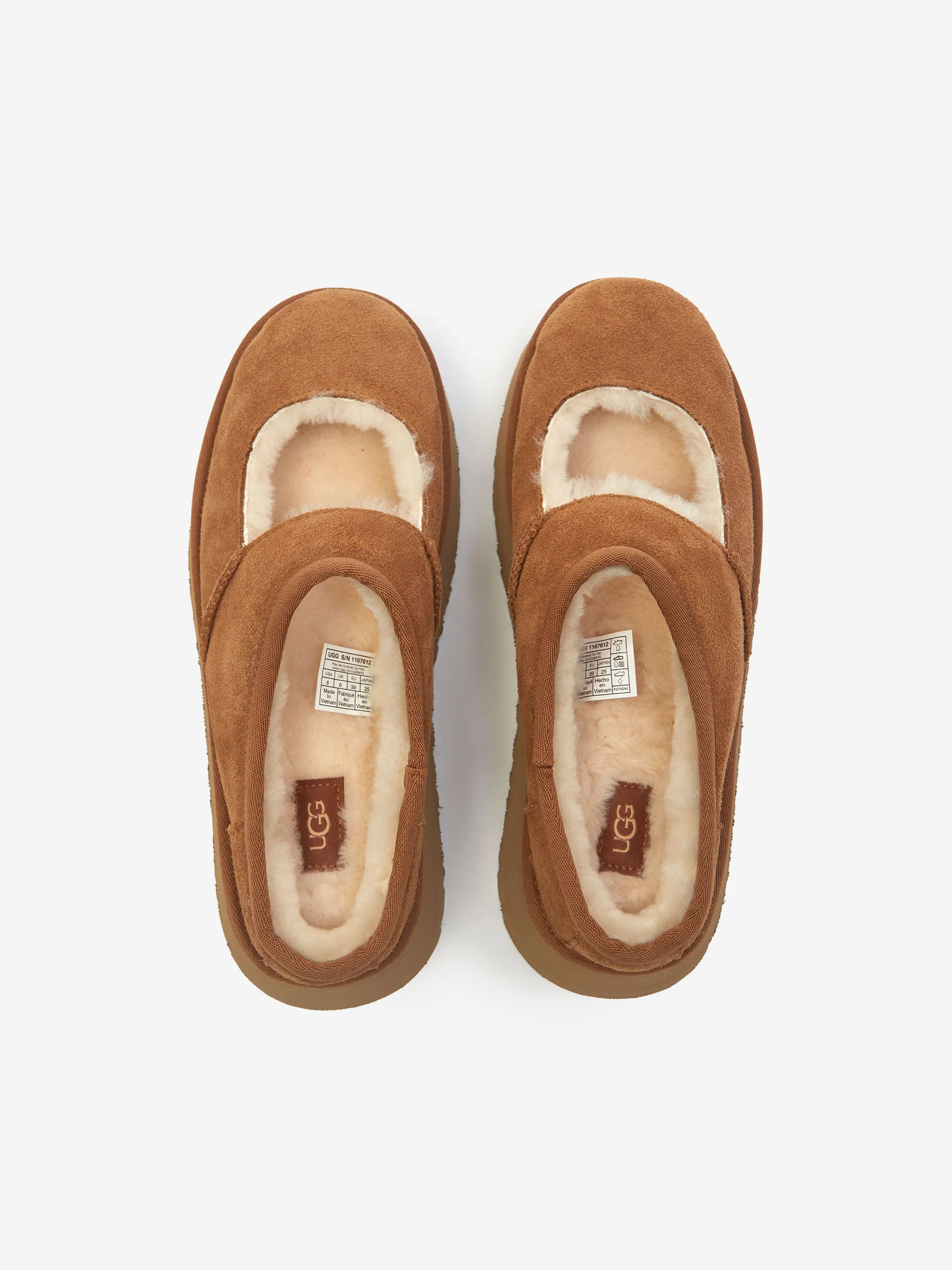 UGG W Bea Mary Jane - Chestnut - Image 4