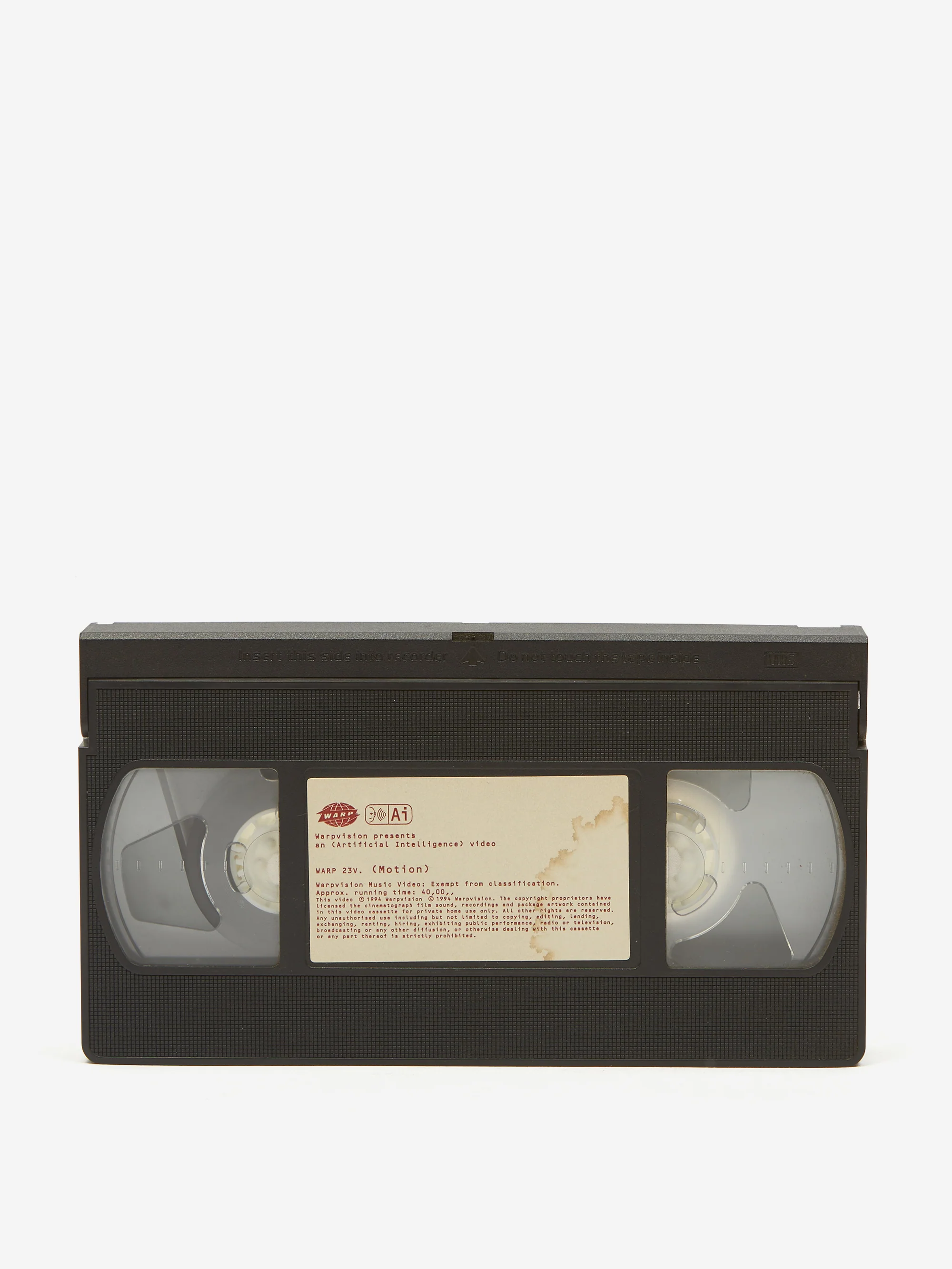 Unified Goods 1994 Warp Records Artificial Intelligence (Motion) VHS - Image 2