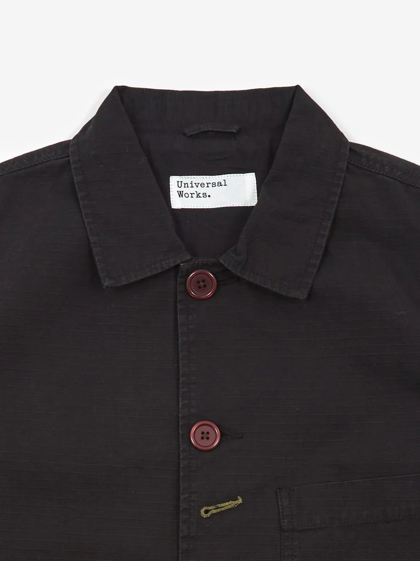 Universal Works Bakers Jacket - Black - Image 3
