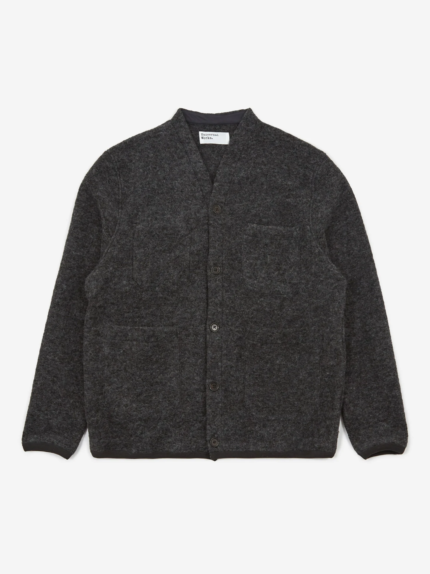 Universal Works Cardigan - Charcoal