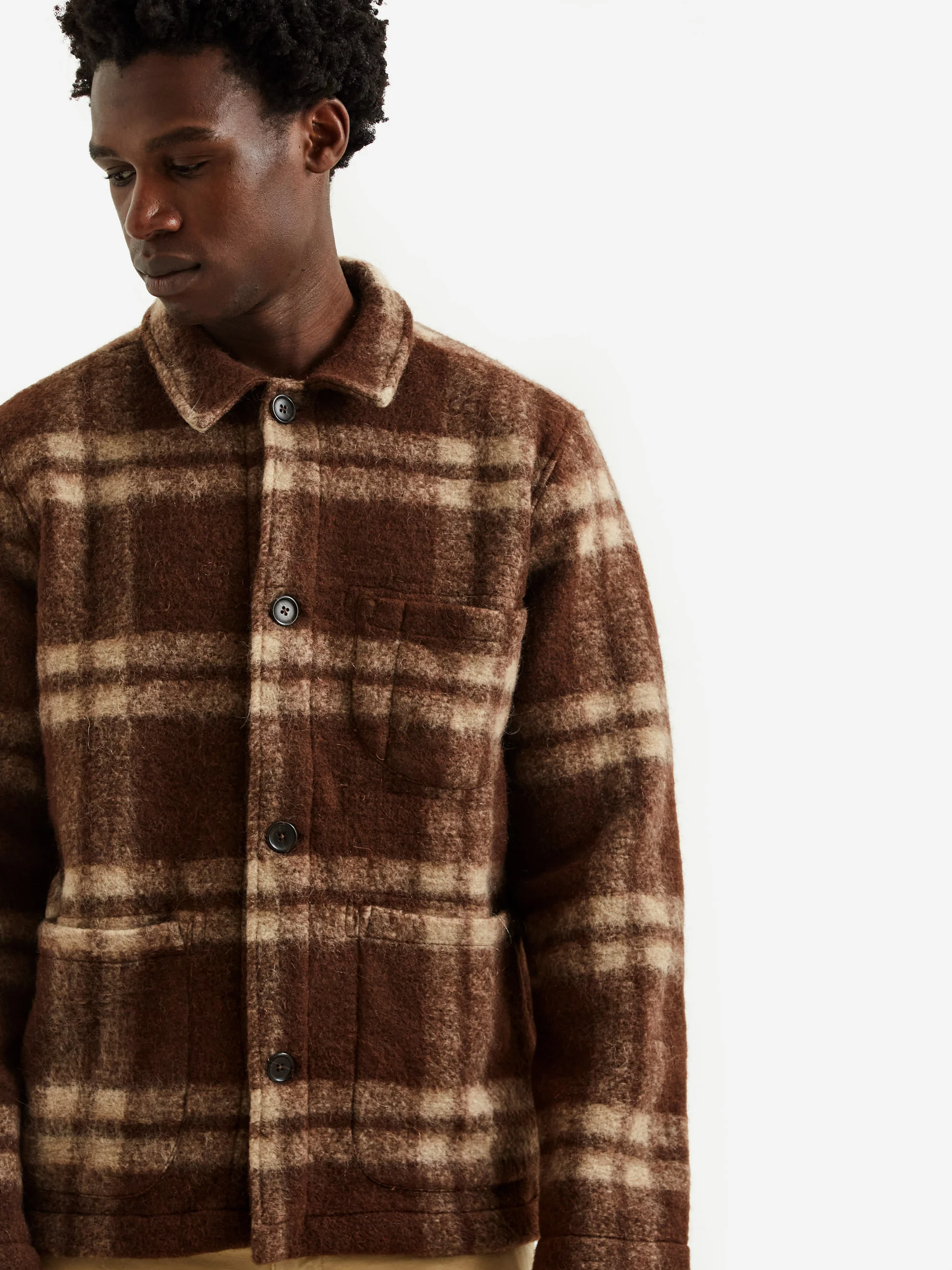 Universal Works Field Jacket - Brown - Image 9