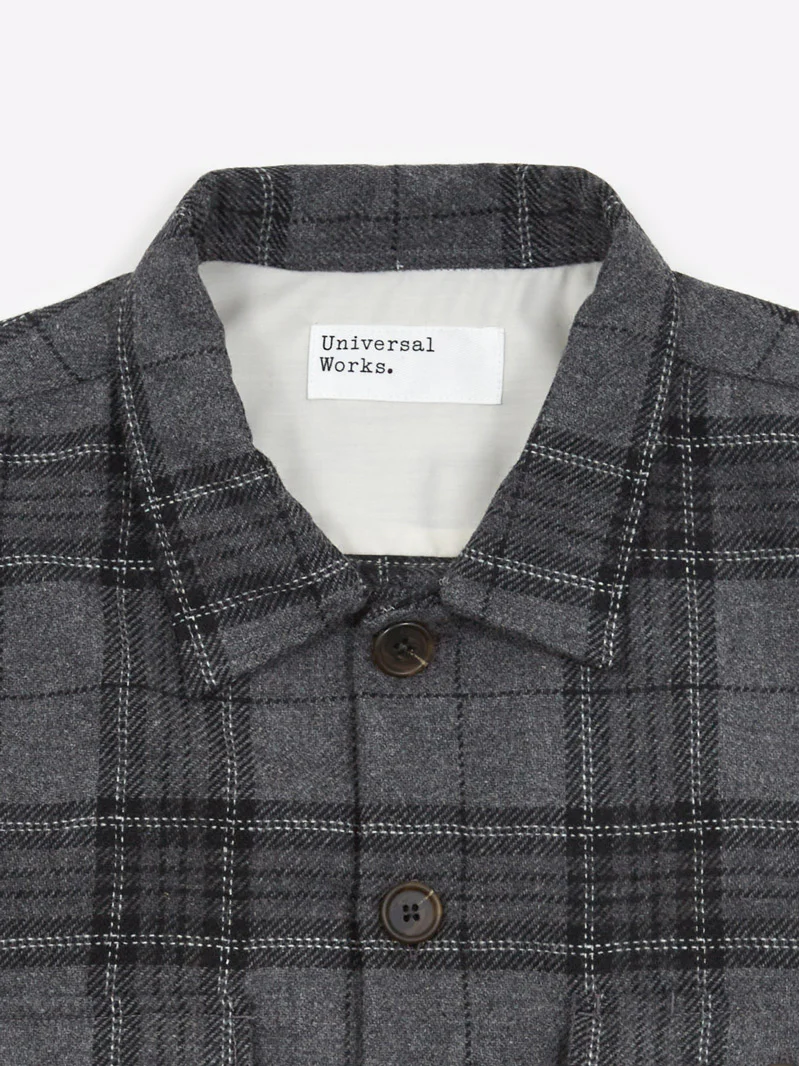 Universal Works Longsleeve Utility Shirt - Grey - Image 2