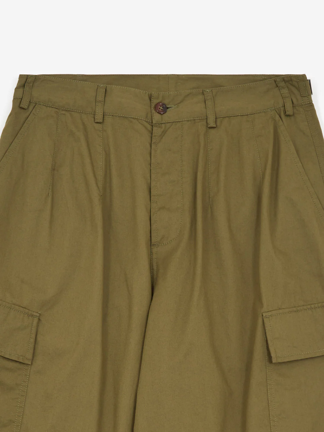 Universal Works Loose Cargo Pant - Olive - Image 2