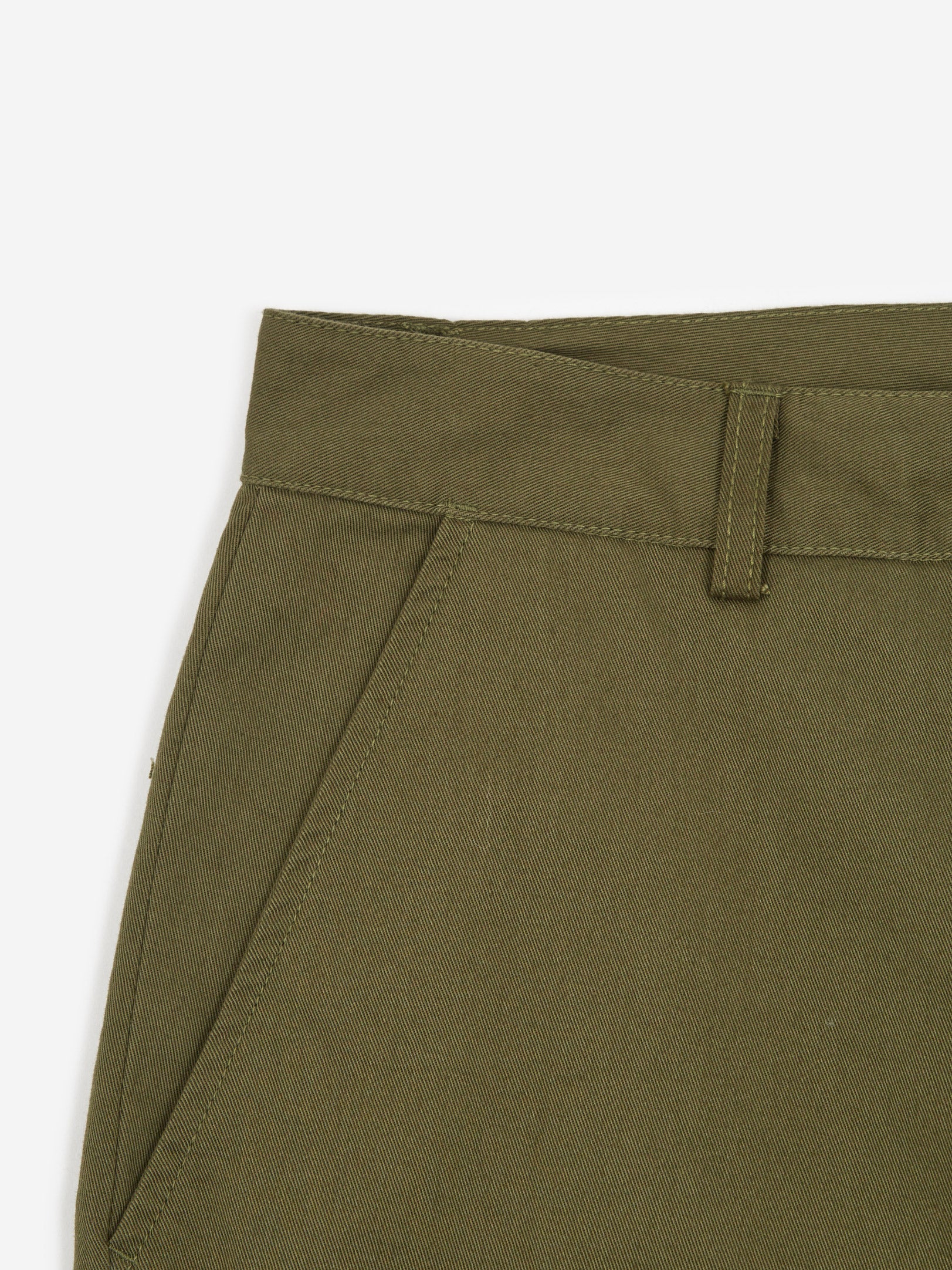 Universal Works Military Chino Pant - Light Olive - Image 3