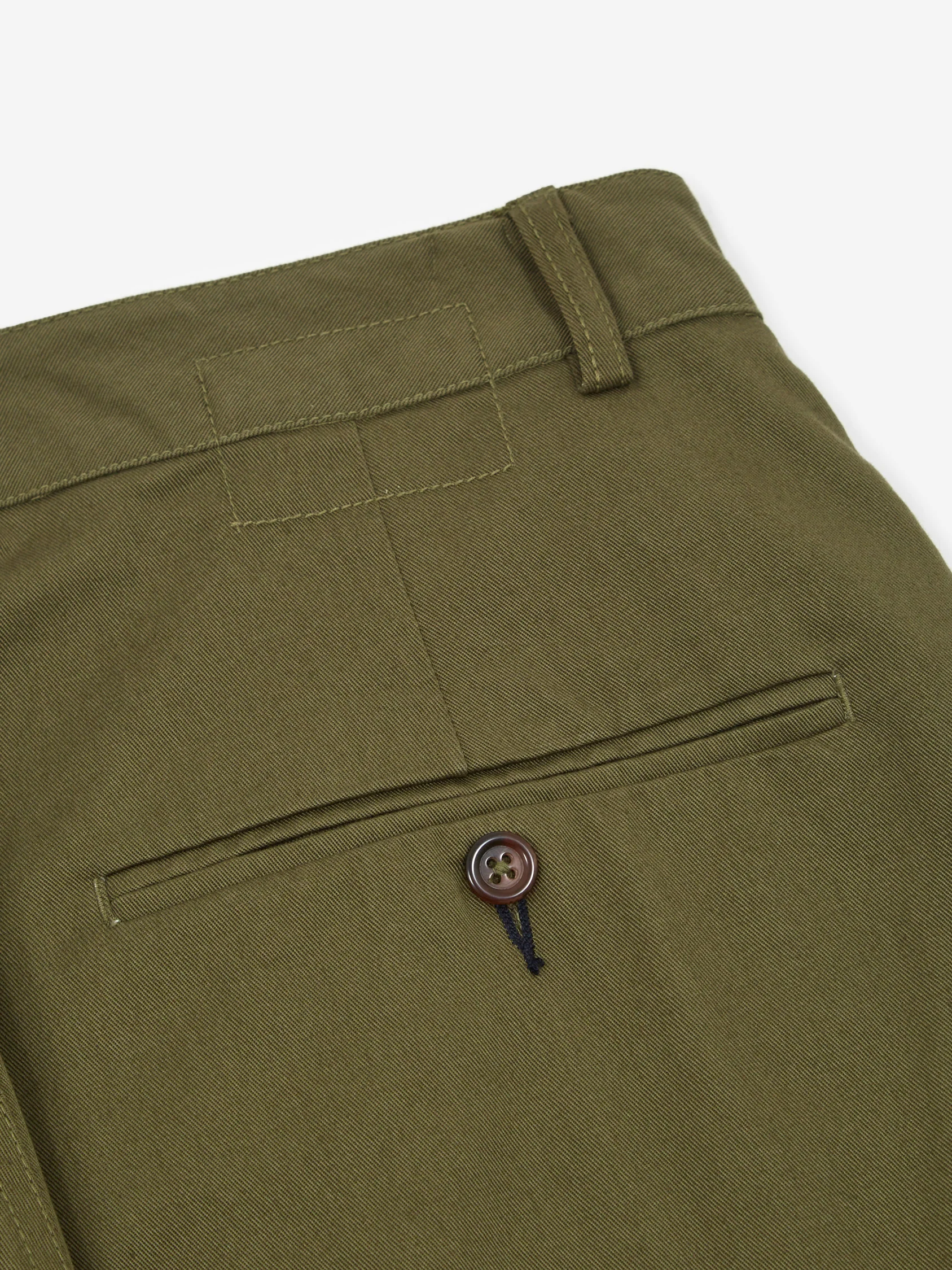 Universal Works Military Chino Pant - Light Olive - Image 4