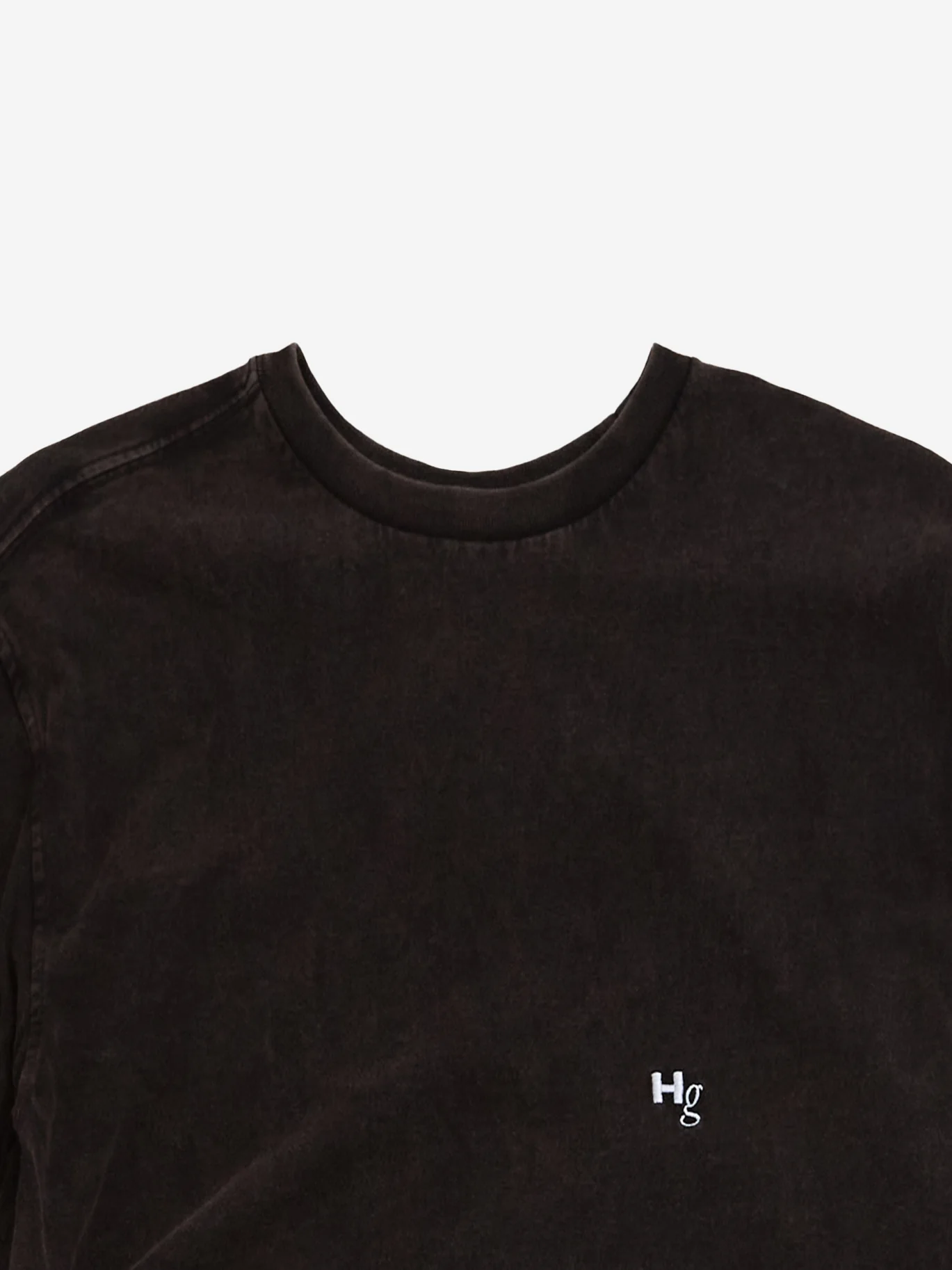 Vans x Hommegirls OTW Hommegirls Long Sleeve Crop T-Shirt - Washed Black - Image 5