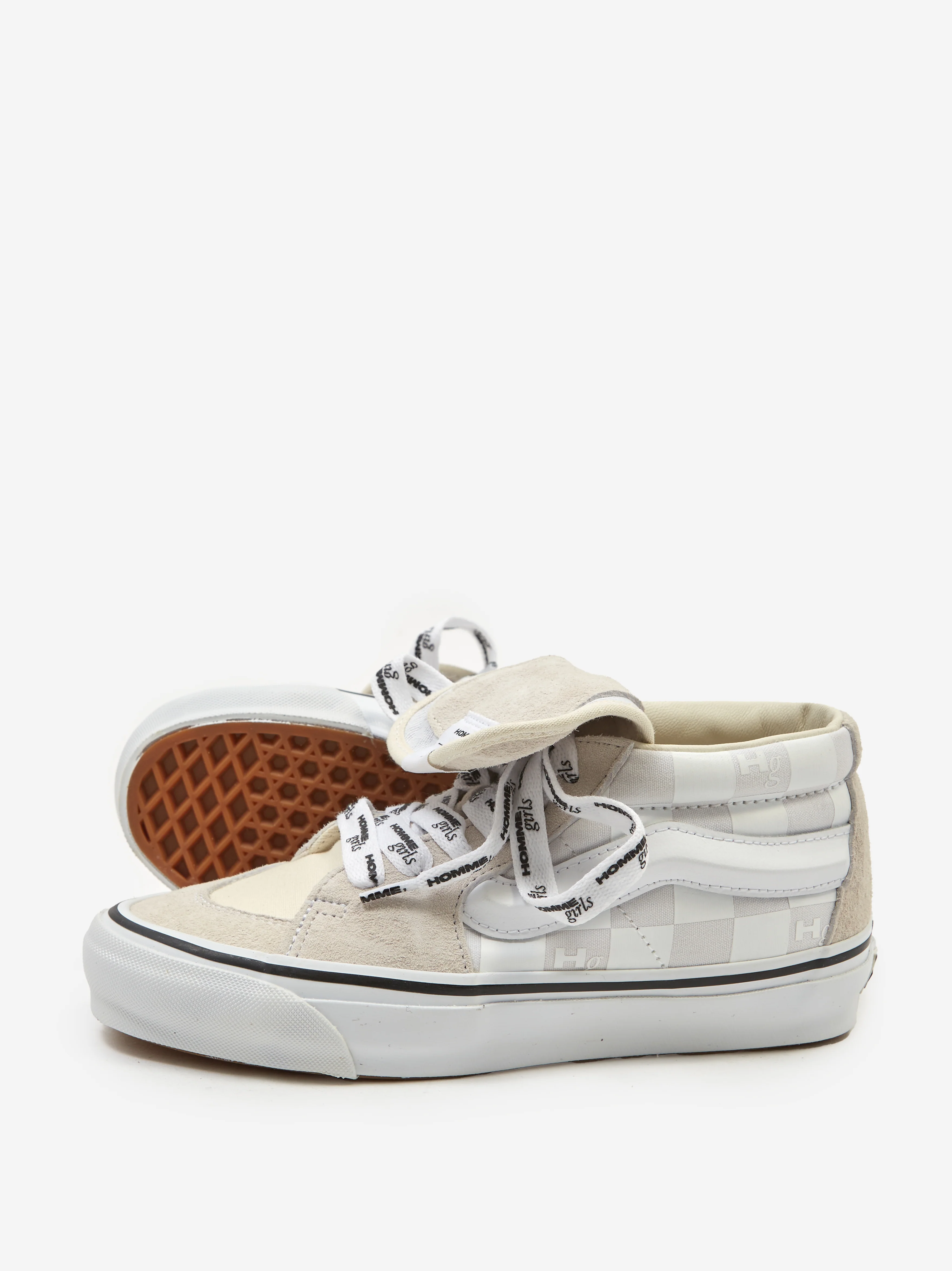 Vans x Hommegirls OTW Sk8-Mid Reissue 83 OST - Classic White - Image 5
