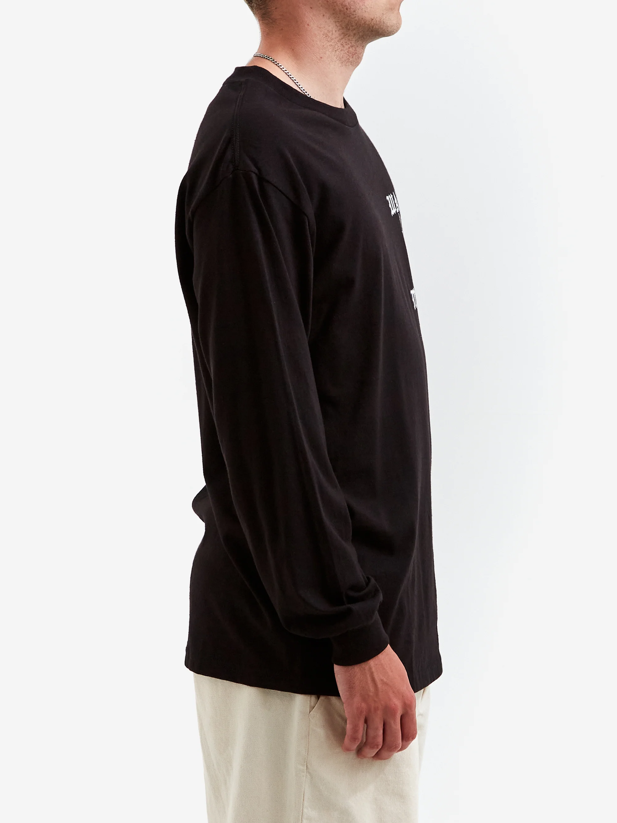 Wacko Maria 56 Tattoo Studio Long Sleeve Crew Neck T-Shirt - Black - Image 5