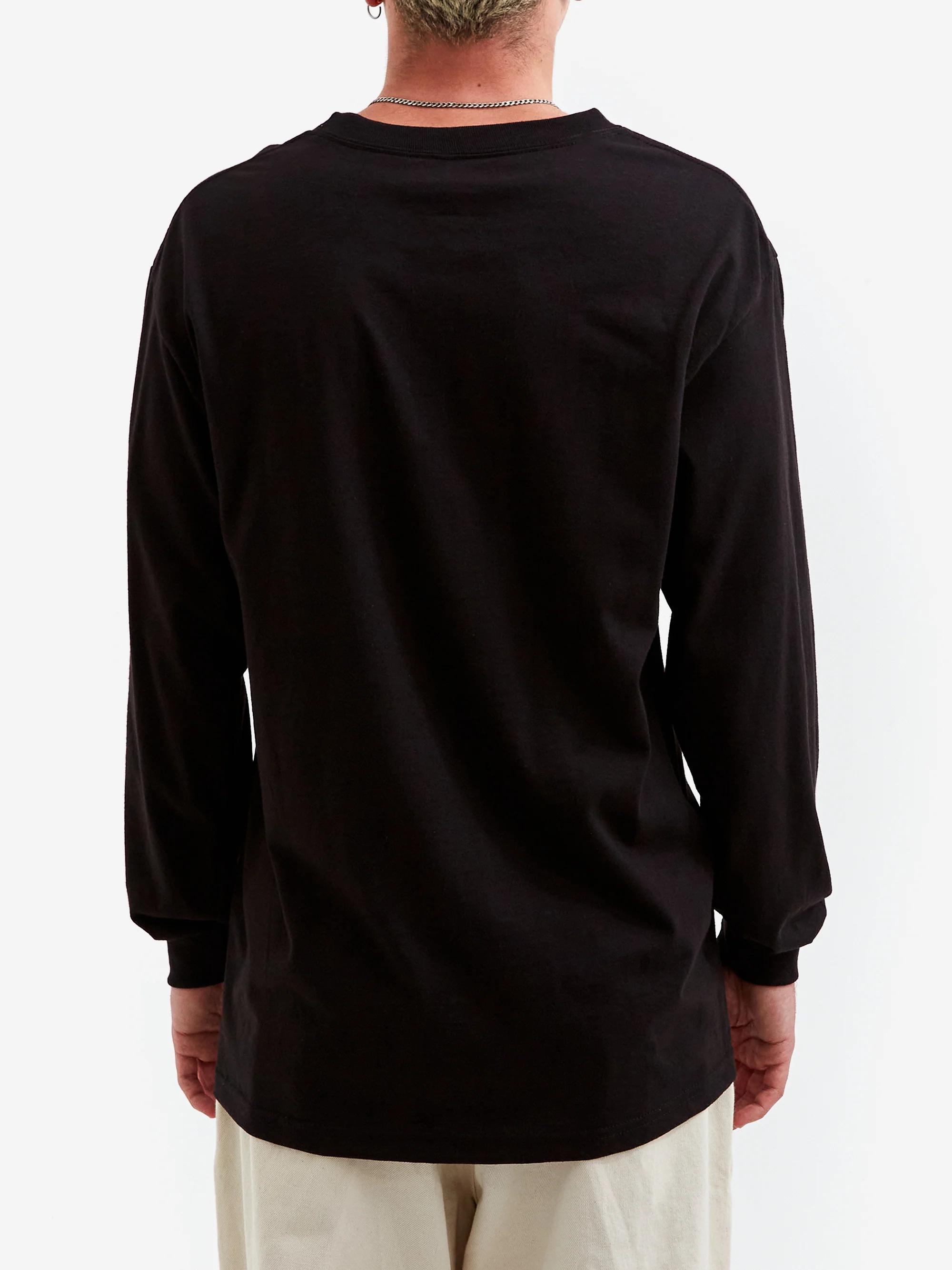 Wacko Maria 56 Tattoo Studio Long Sleeve Crew Neck T-Shirt - Black - Image 6