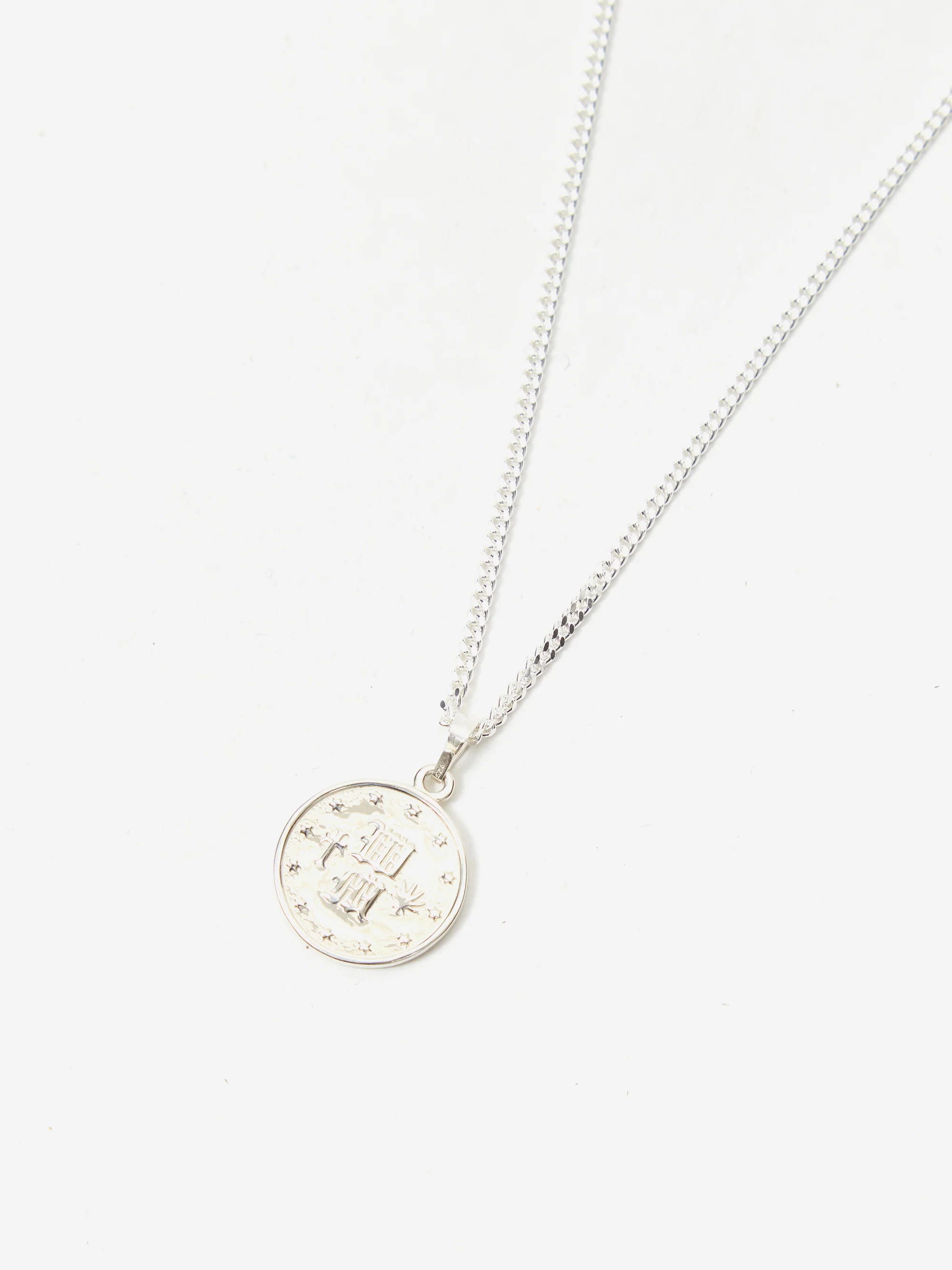 Wacko Maria Coin Necklace ( Type-1 ) - Silver - Image 3