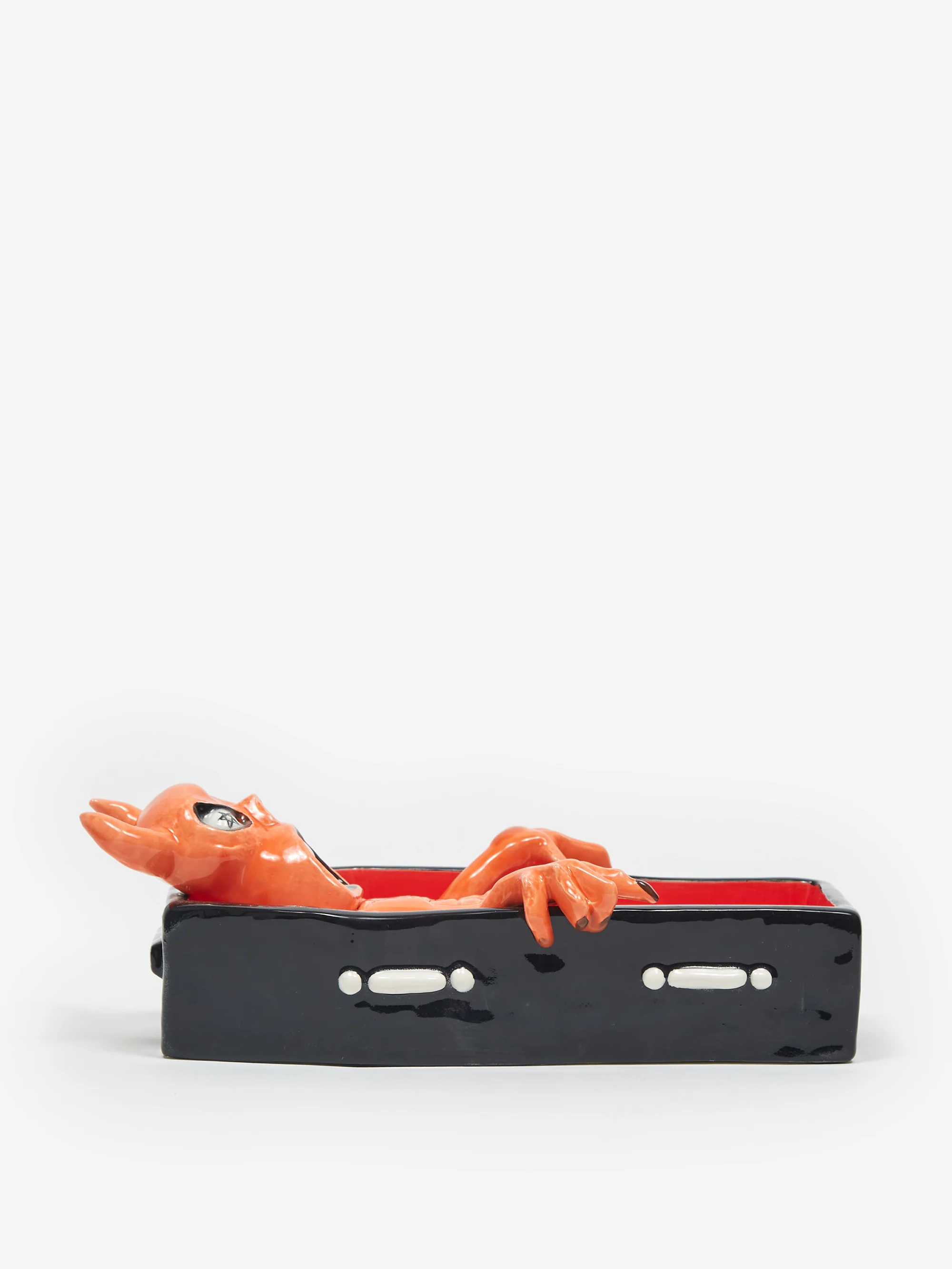 Wacko Maria Neck Face / Ashtray - Red - Image 3