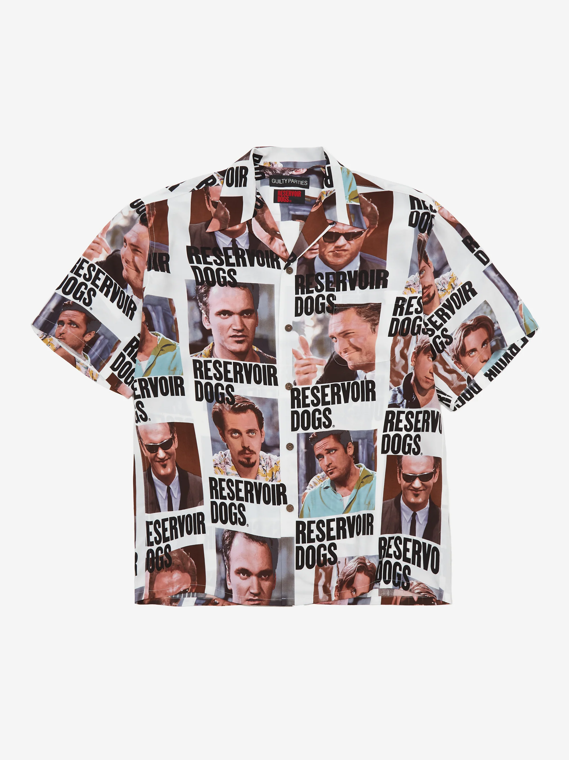Wacko Maria Reservoir Dogs Short Sleeve Hawaiian Shirt - White