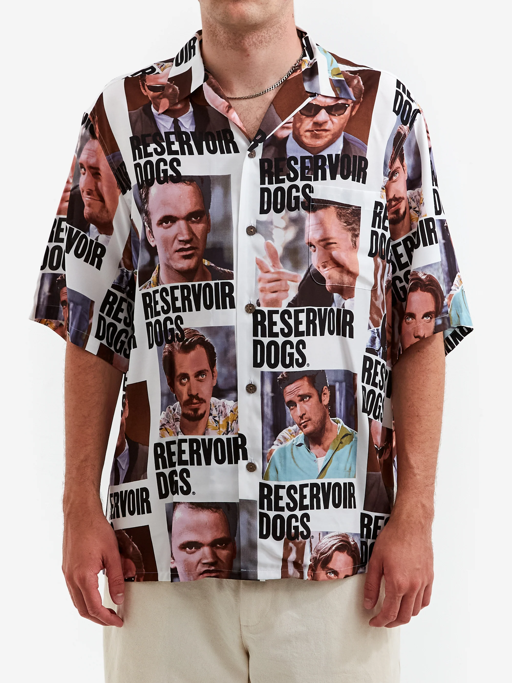 Wacko Maria Reservoir Dogs Short Sleeve Hawaiian Shirt - White - Image 2